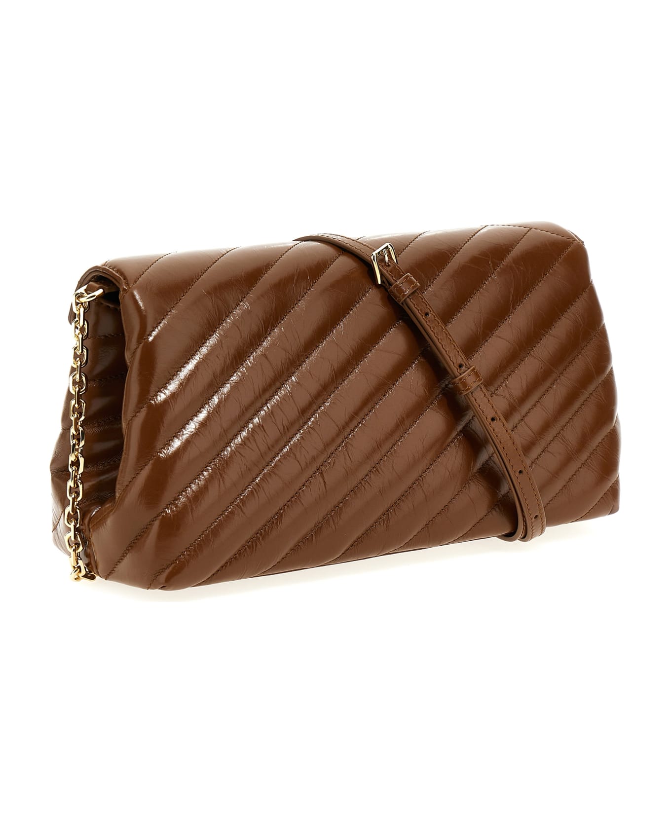 Dolce & Gabbana Leather Shoulder Strap - Brown