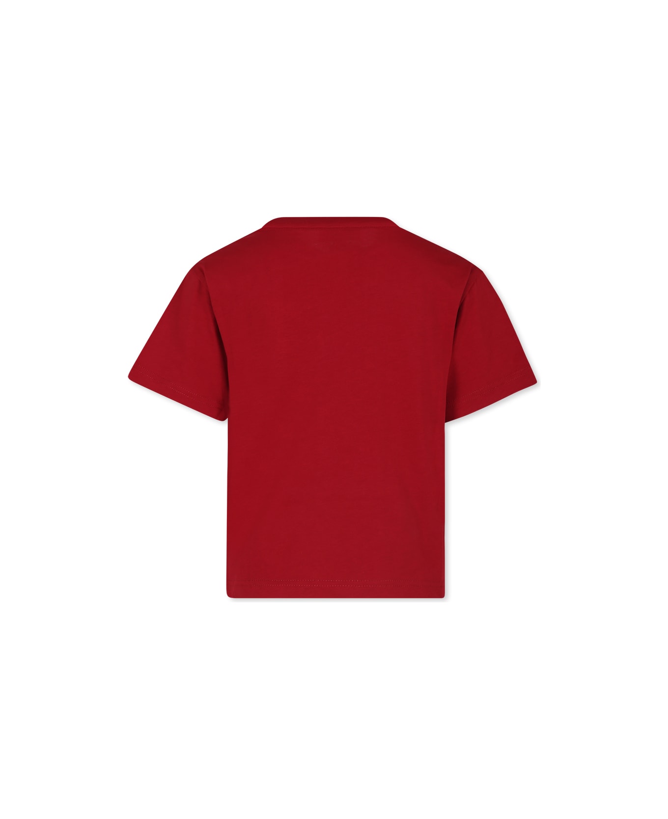 Lanvin Red T-shirt For Boy With Logo - Rosso