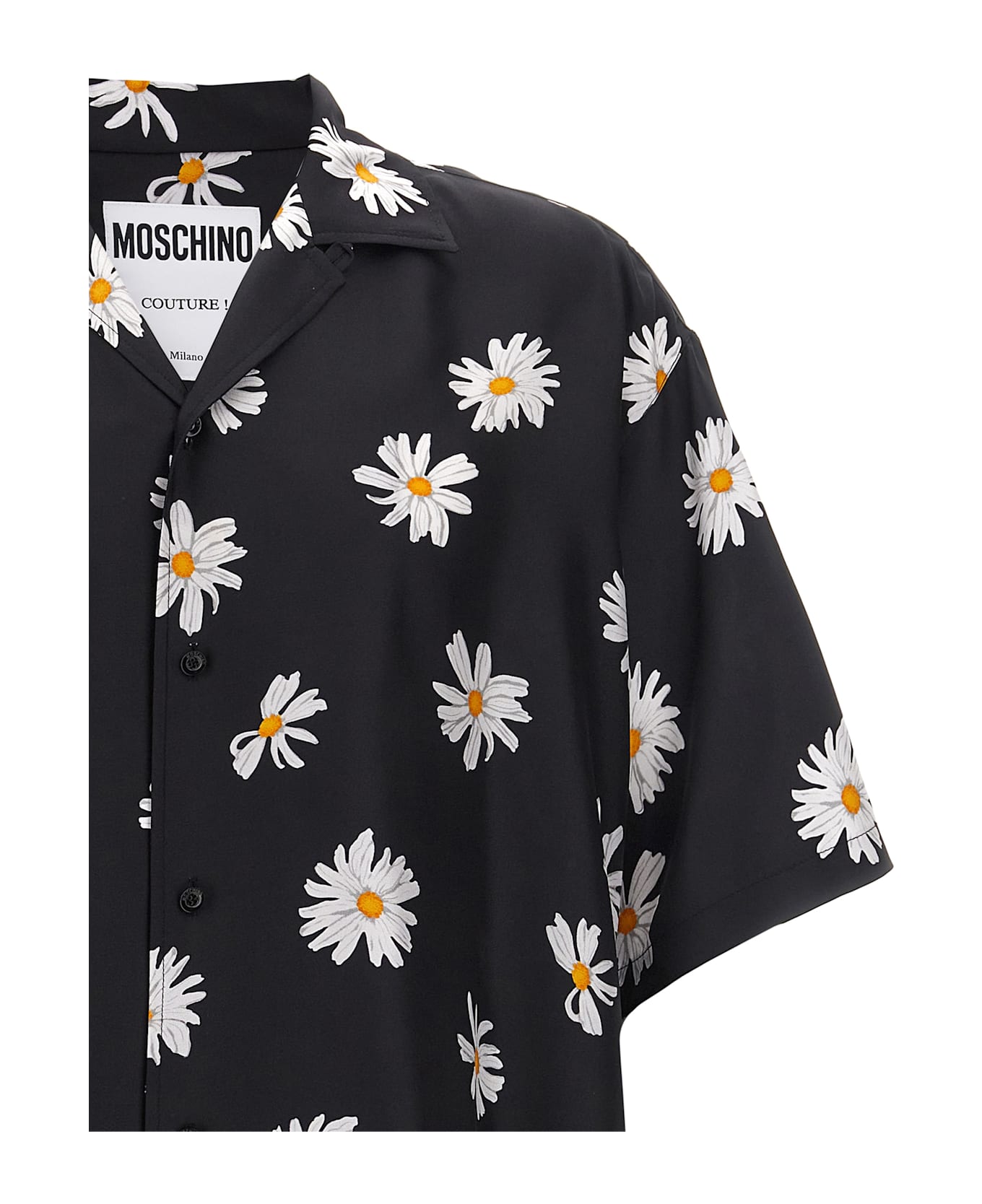 Moschino Margehrite Print Shirt - Black シャツ