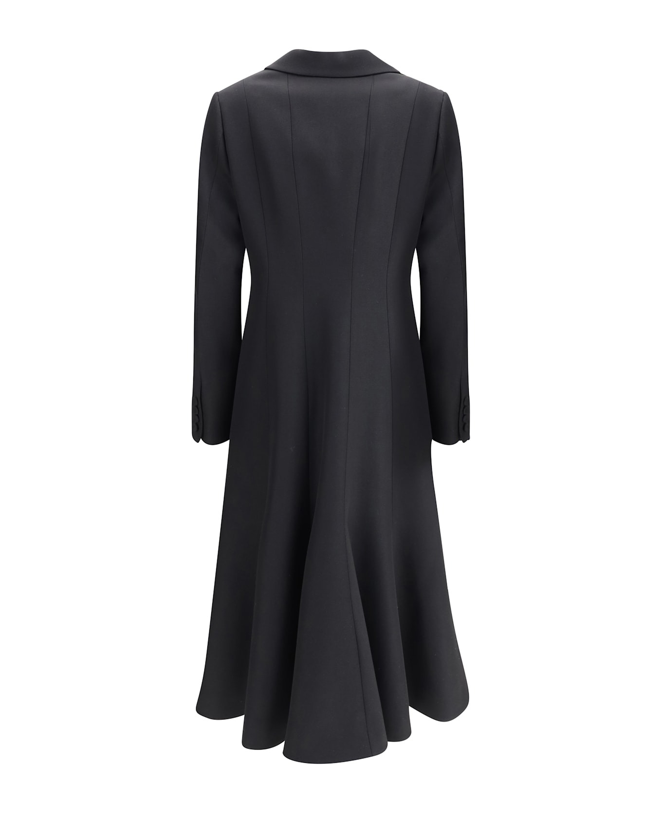 Fendi Coat In Wool Grain De Poudre