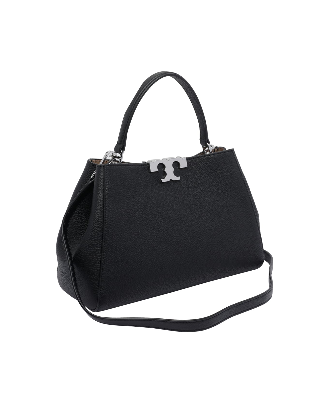 Tory Burch Medium Eleanor Satchel Bag - Black トートバッグ