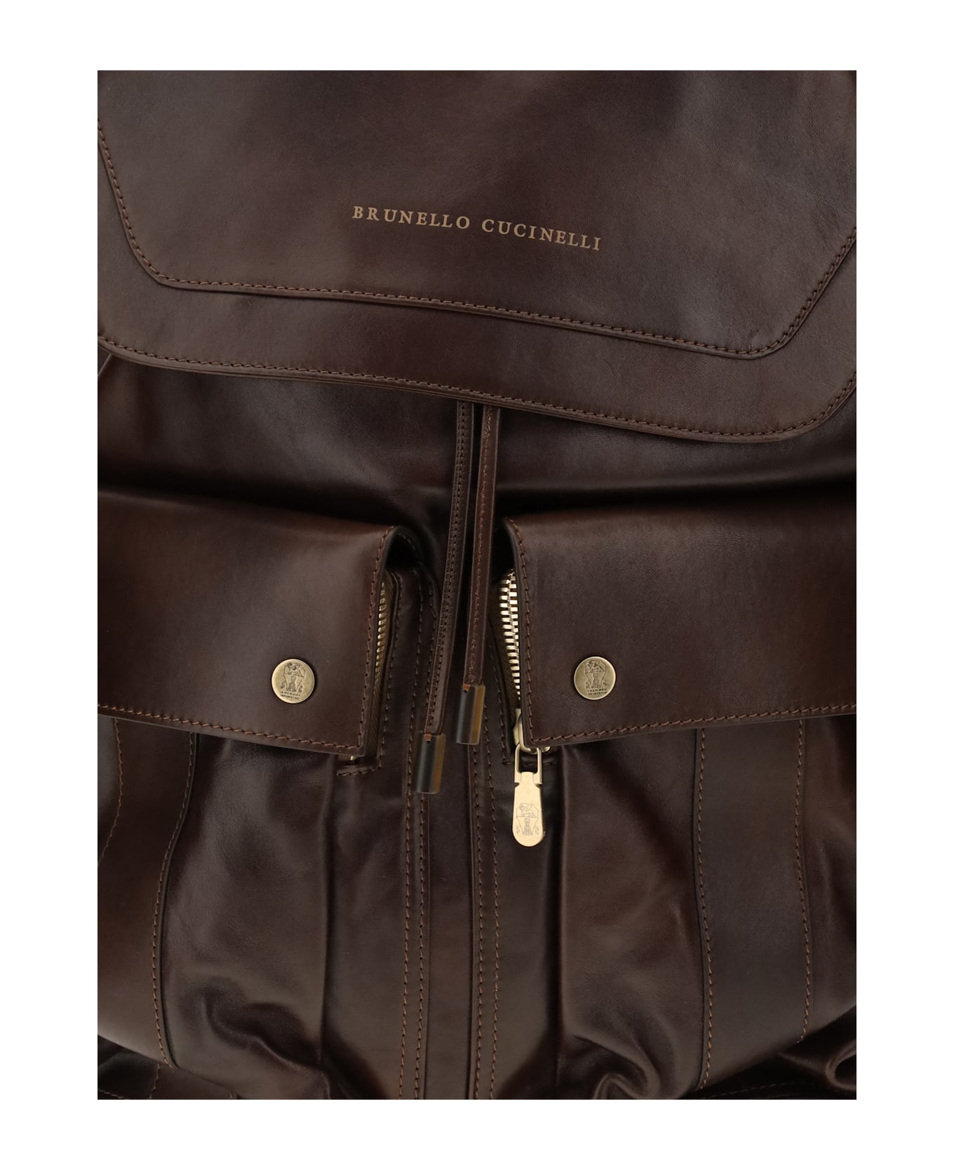 Brunello Cucinelli Leather Backpack