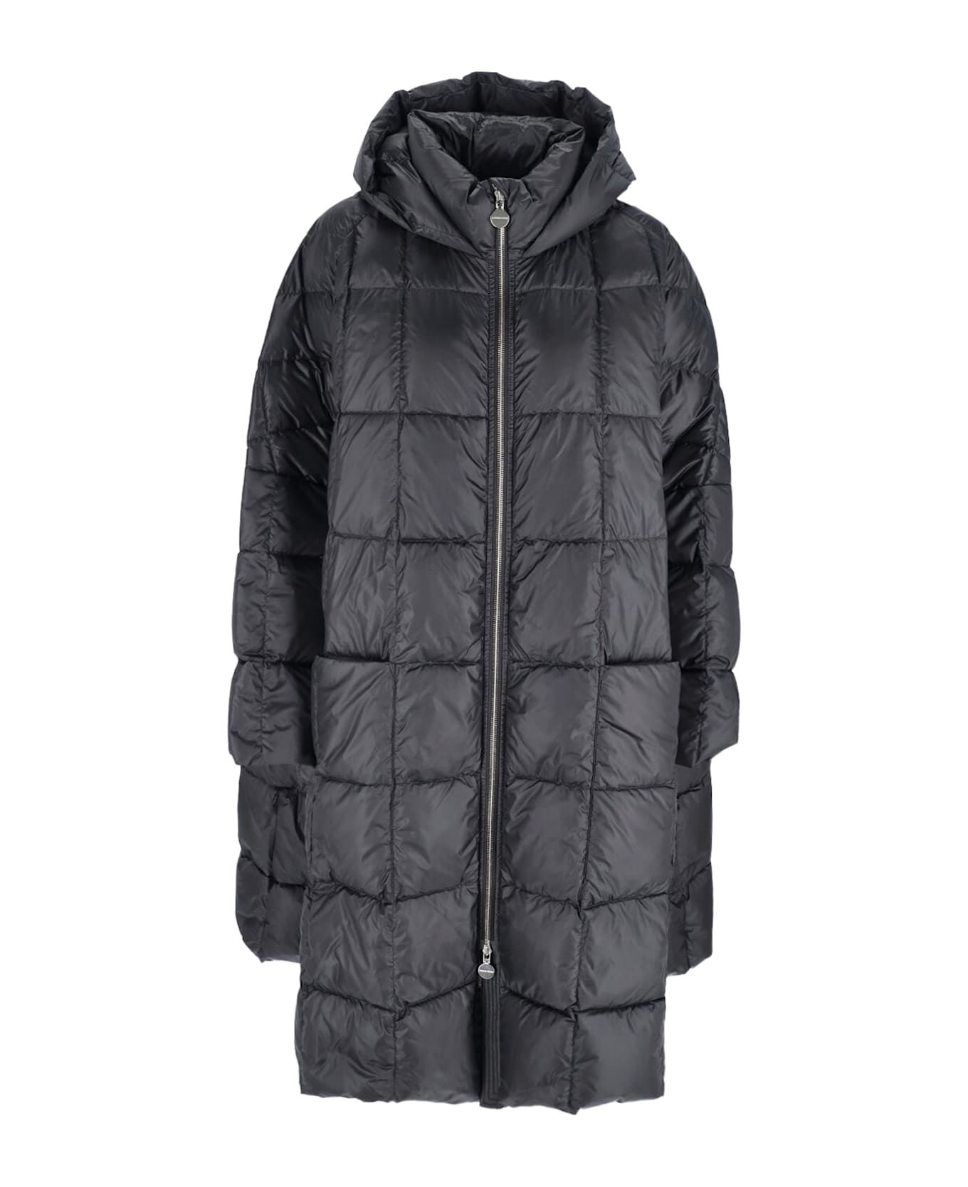 IENKI IENKI Maxi 'pyramid Leon' Down Jacket - Black  