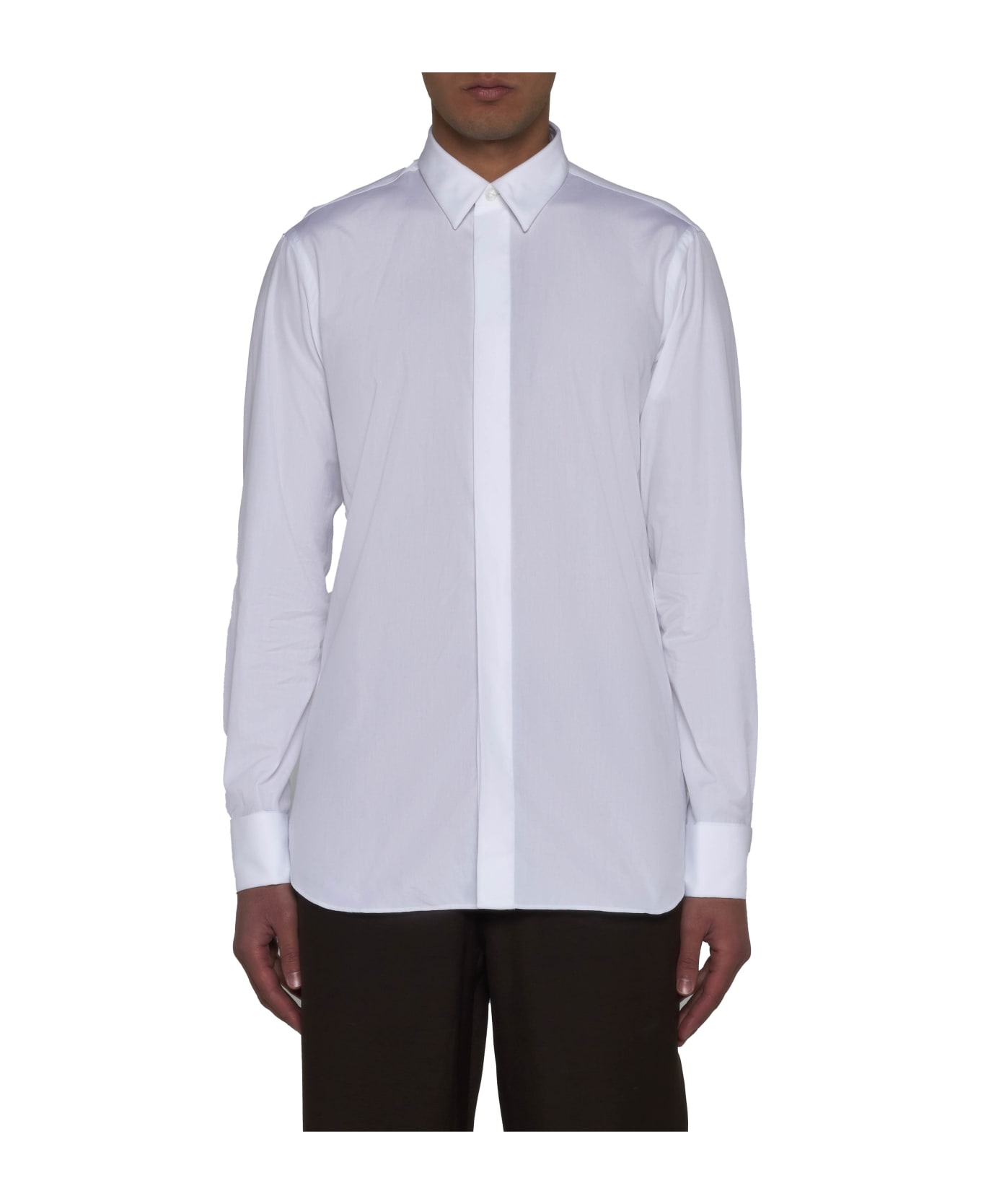 Lardini White Cotton Shirt - 100