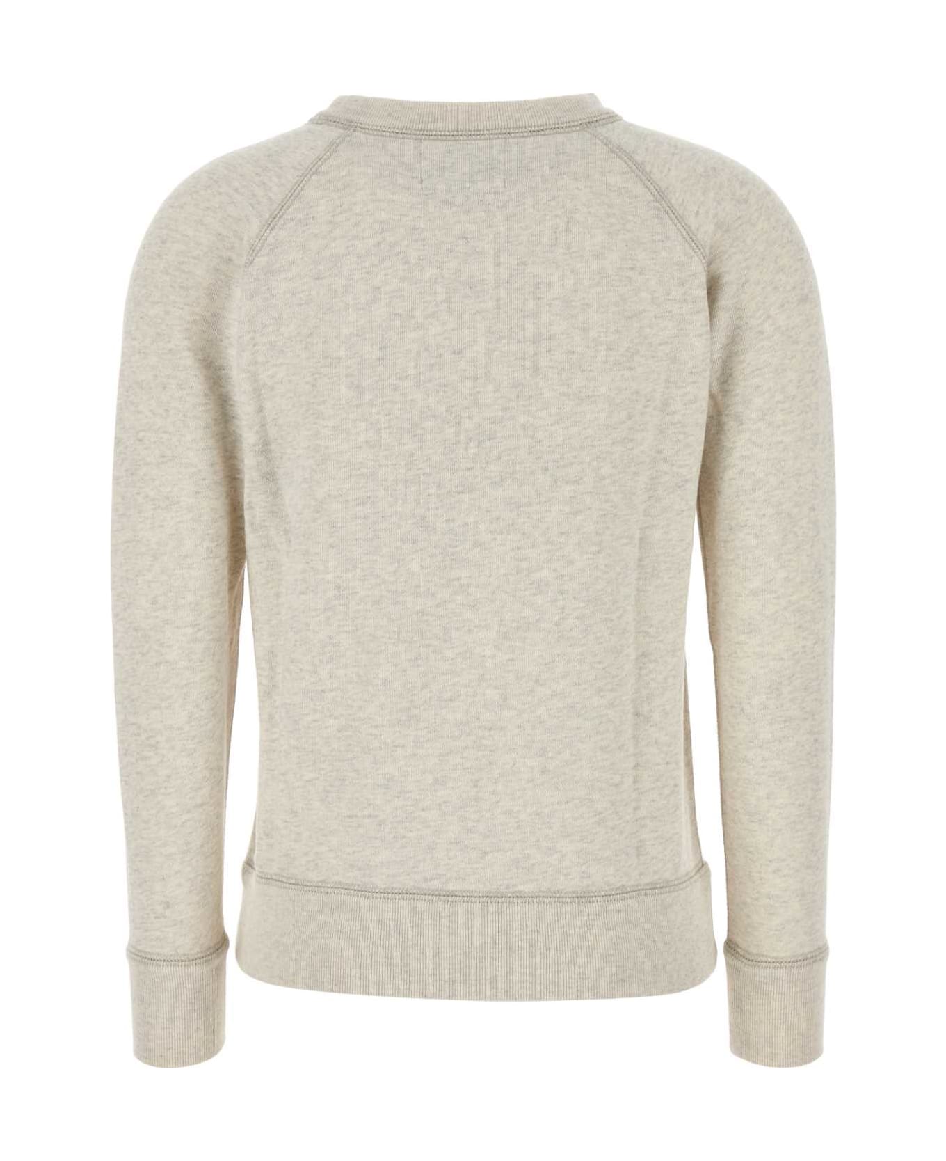 Marant Étoile Melange Sand Cotton Blend Millyny Sweatshirt - ECRU