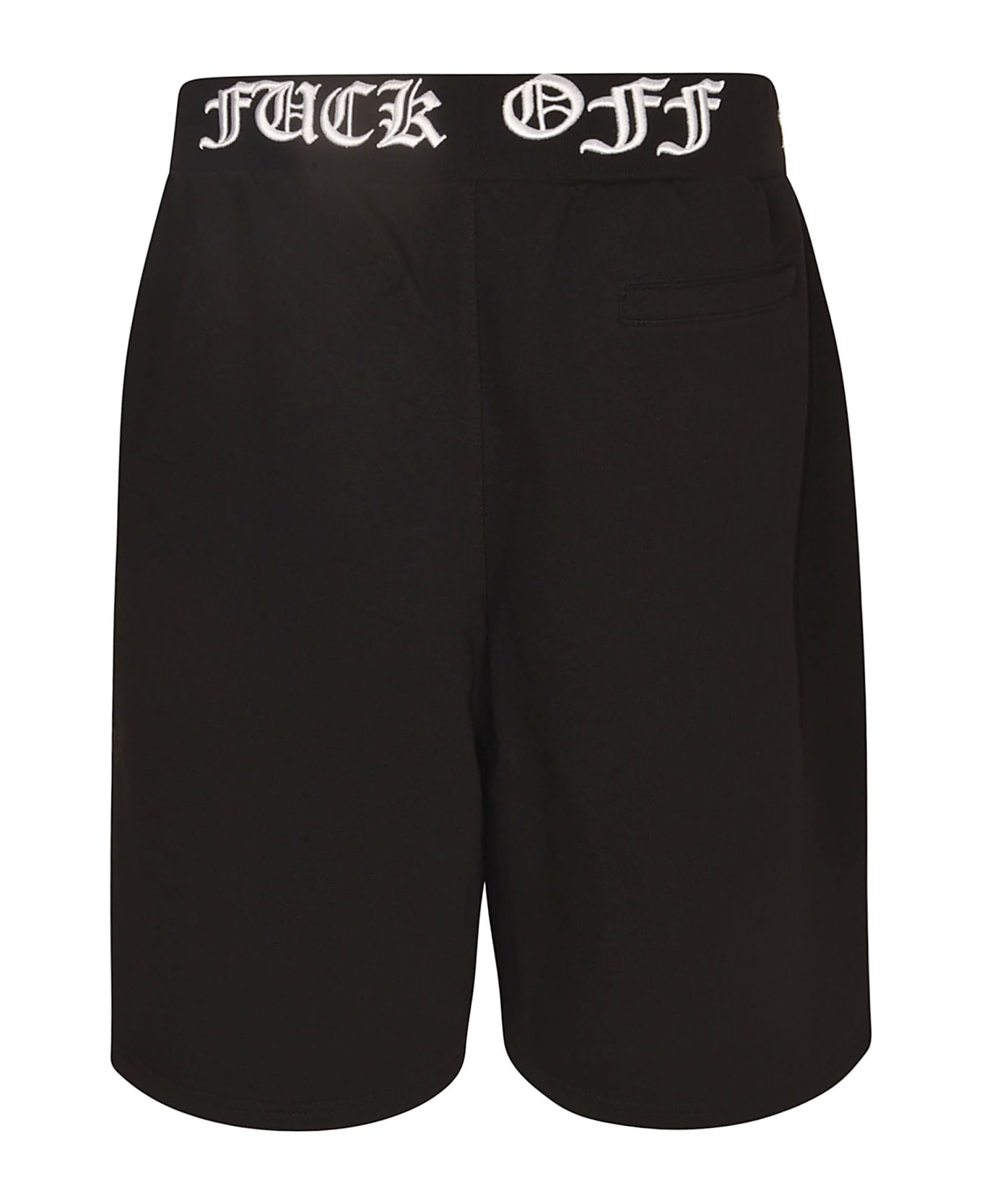 Philipp Plein Logo Jogging Shorts - Black ショートパンツ