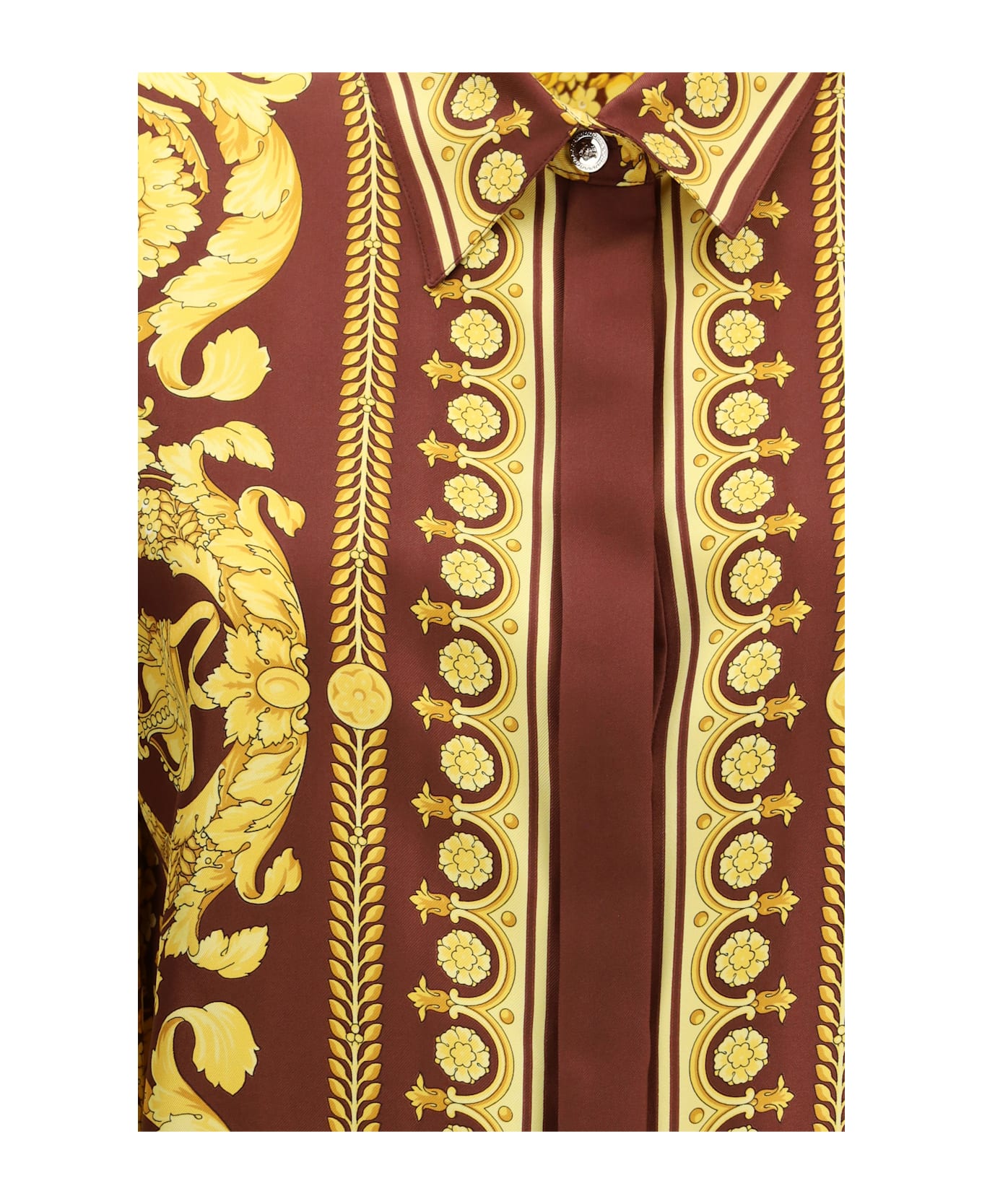Versace Printed Silk Shirt