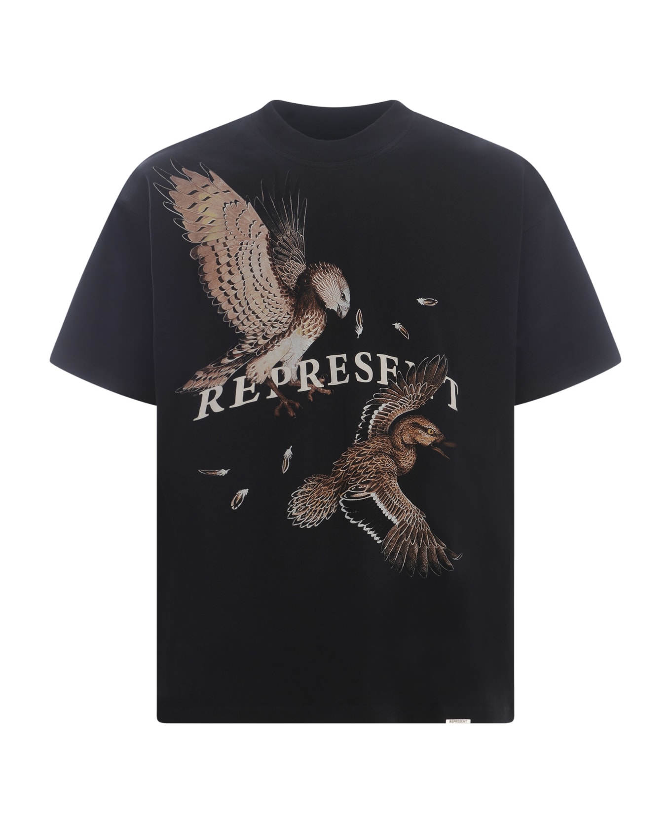 REPRESENT T-shirt Represent "eagles" In Cotton - Nero