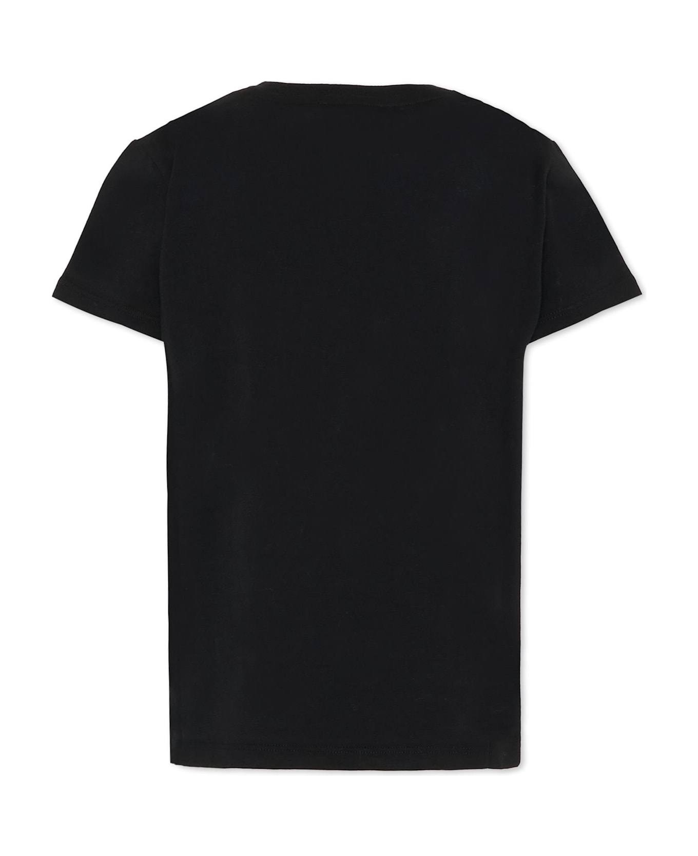 Pucci Black T-shirt With Patch For Girl - Black