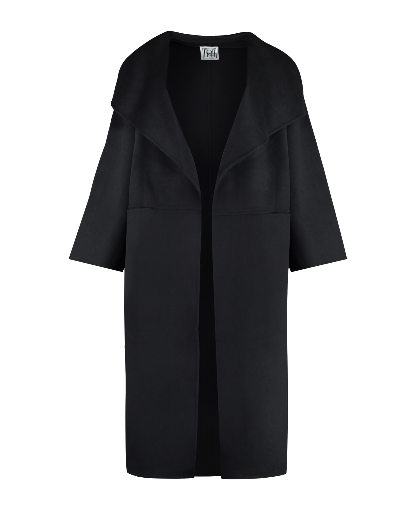 Totême Wool And Cashmere Coat - Black