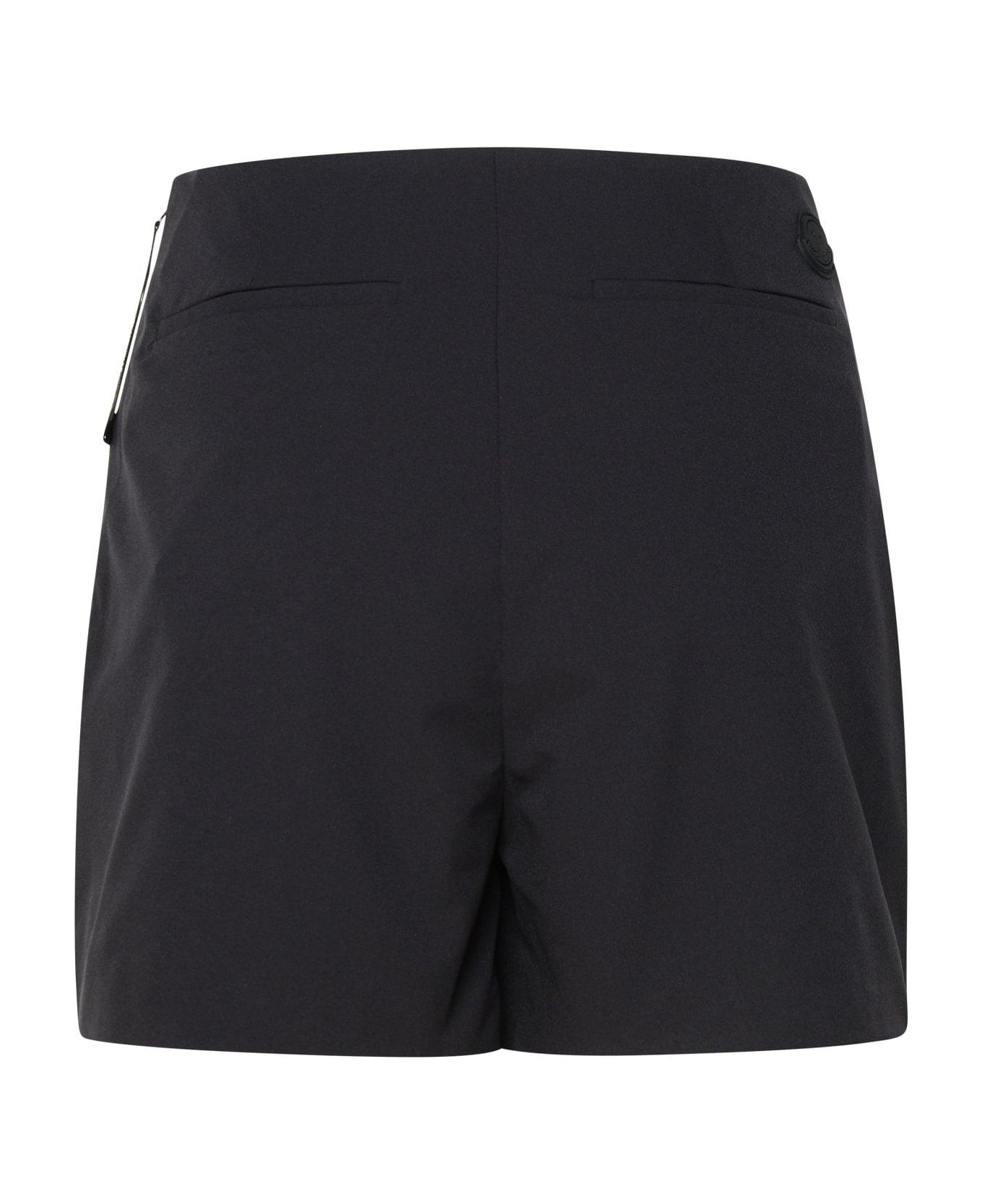 Moncler Skirt Design Shorts - Black