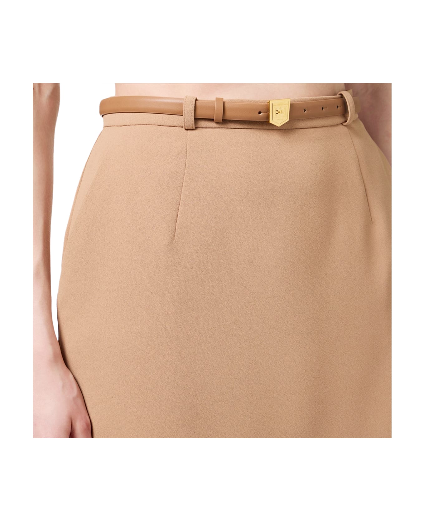 Elisabetta Franchi Skirt - Camel