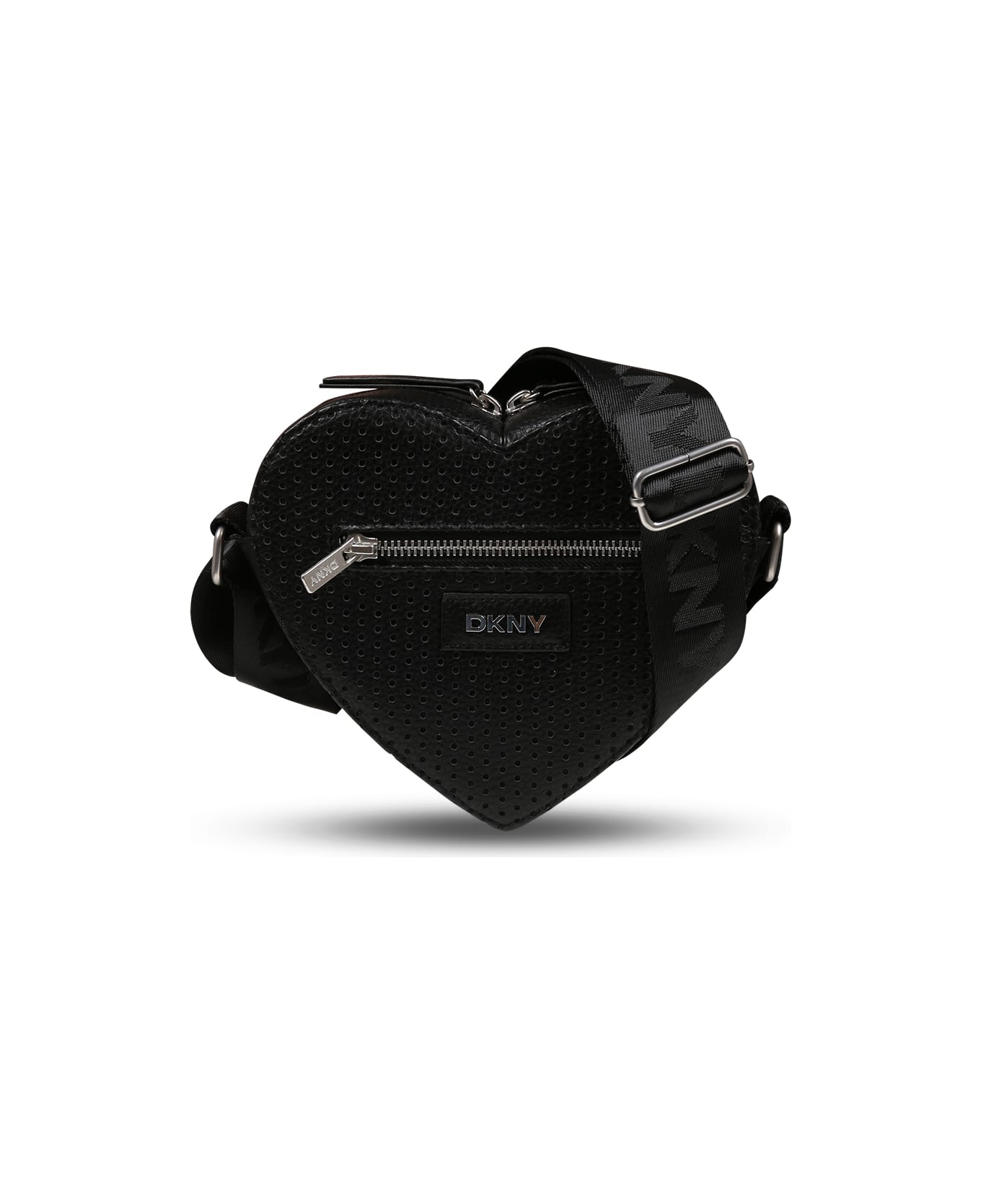 DKNY Black Bag For Girl With Logo - Black