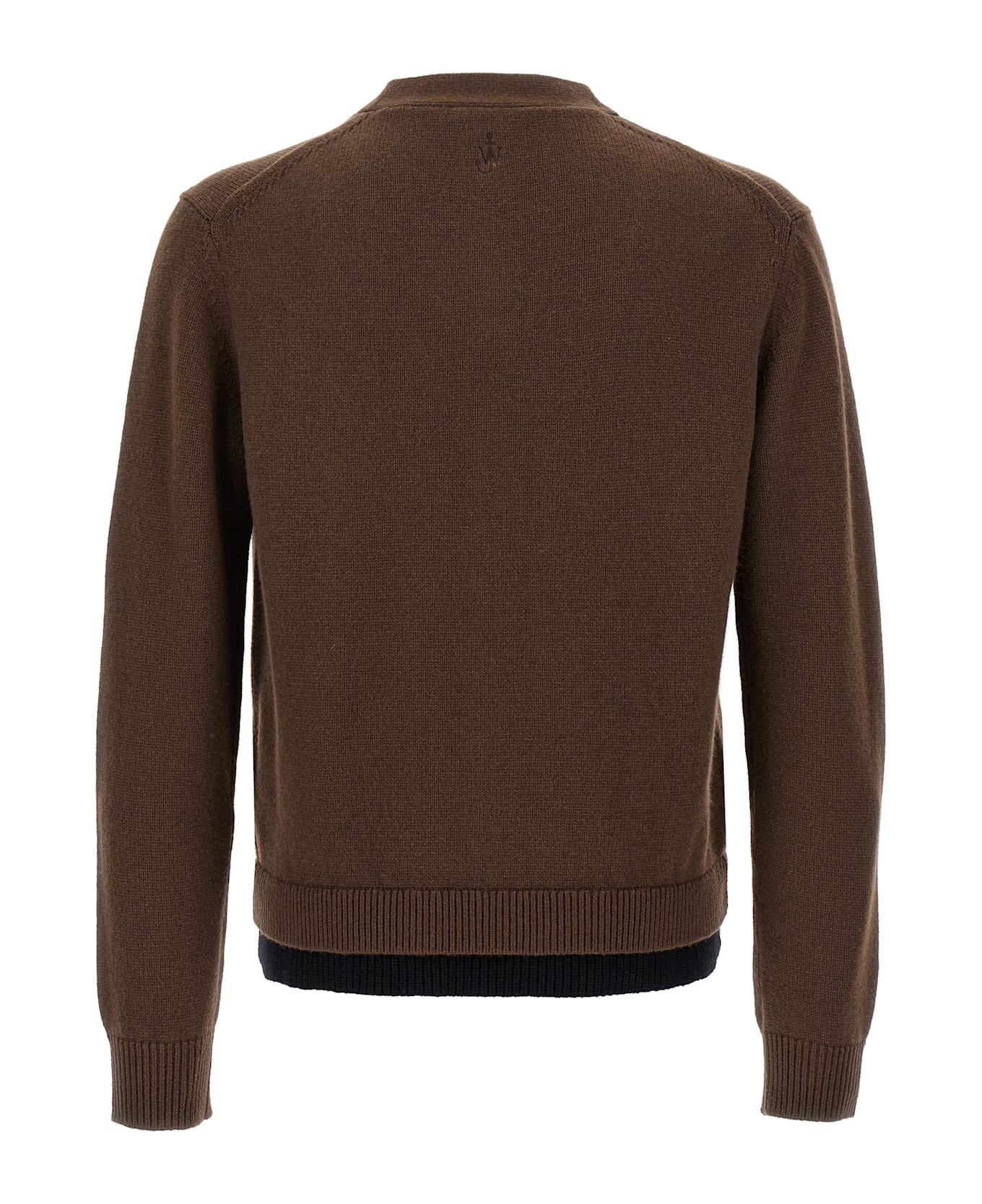 J.W. Anderson 
contrast Layered
 Cardigan - Brown ニットウェア