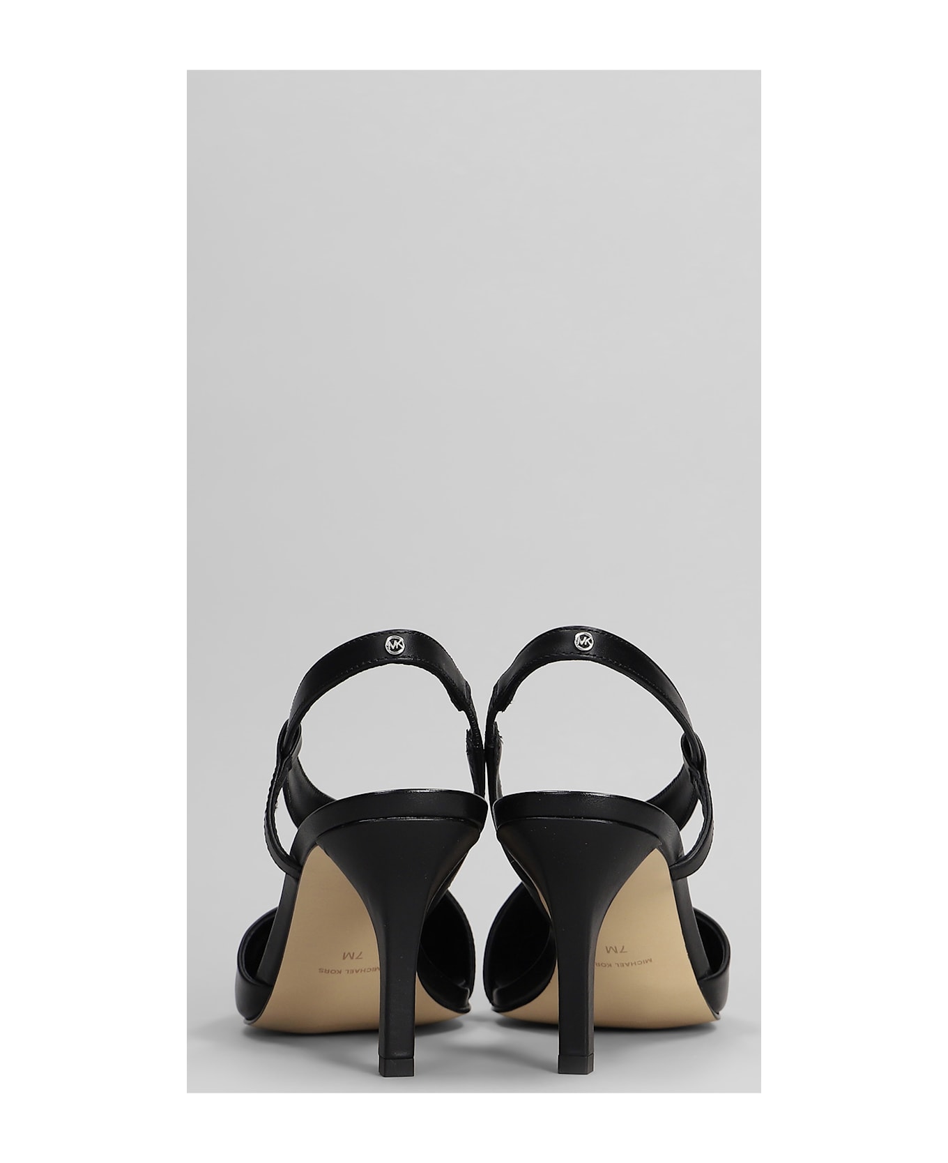 Michael Kors Jaida Pump Pumps In Black Leather - black