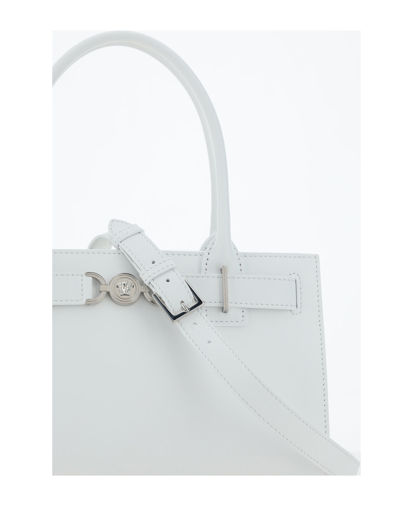 Versace Medusa '95 Handbag - Optical White-palladium