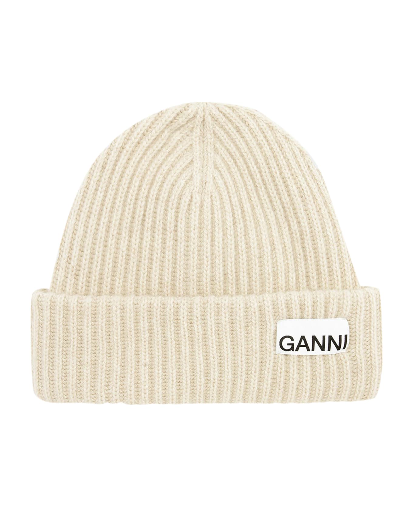 ganni beanie hat sale