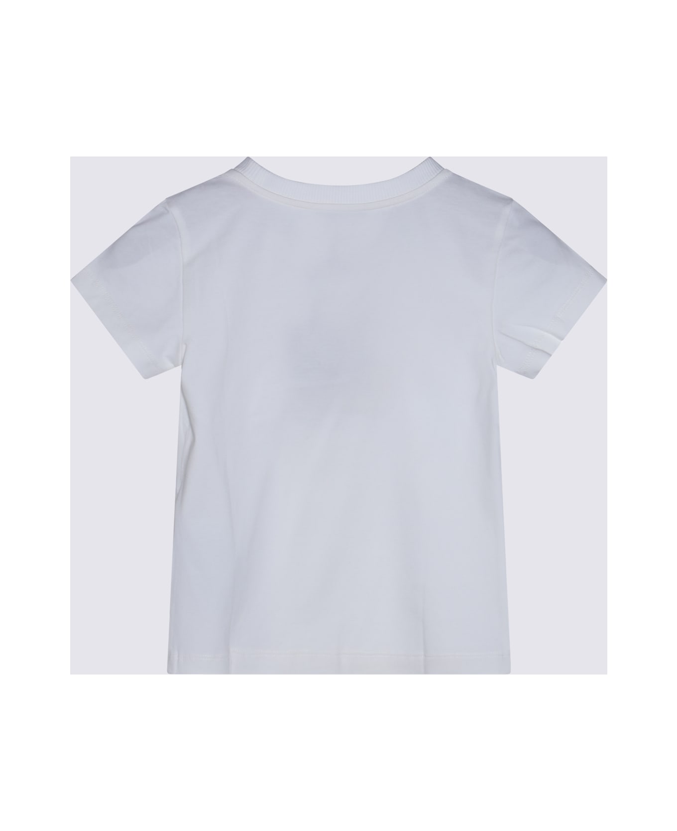 Moschino White Cotton T-shirt - Cloud