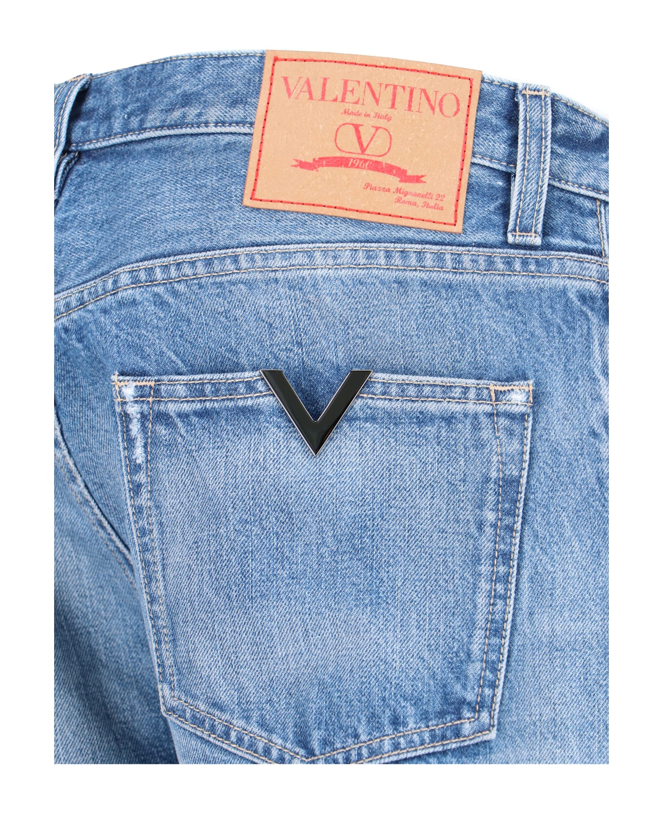 Logo Straight Jeans