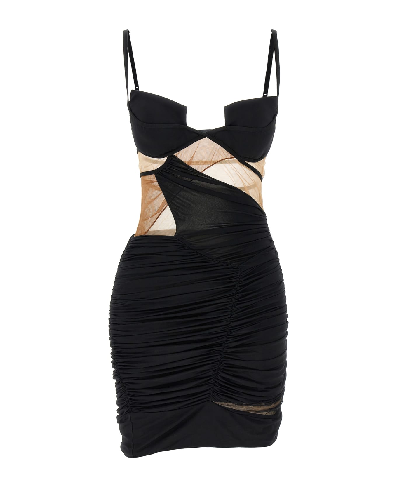 Nensi Dojaka 'drapped Mini Dress' Dress - Black  