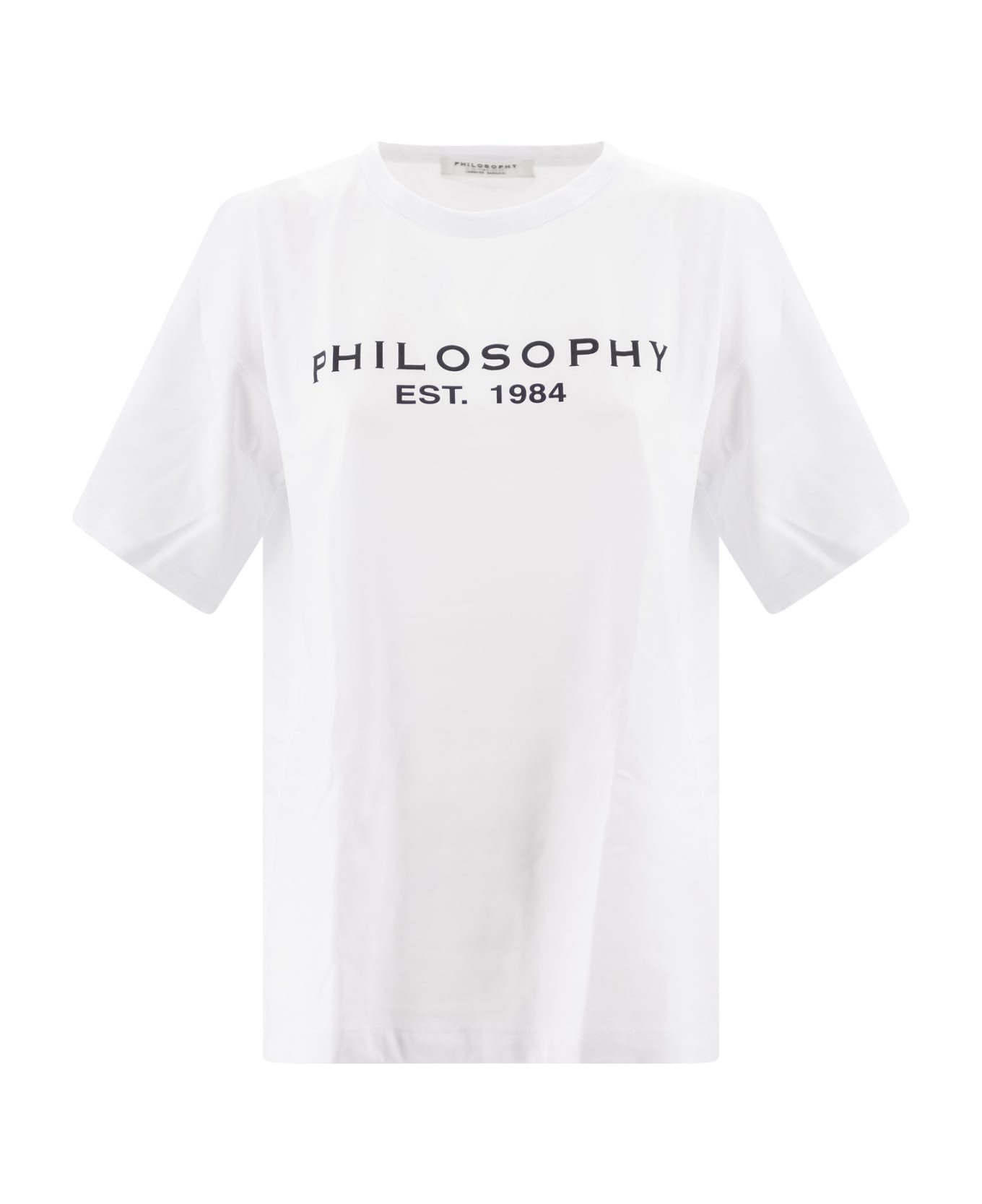 Philosophy di Lorenzo Serafini Graphic-print Cotton T-shirt - Bianco Tシャツ
