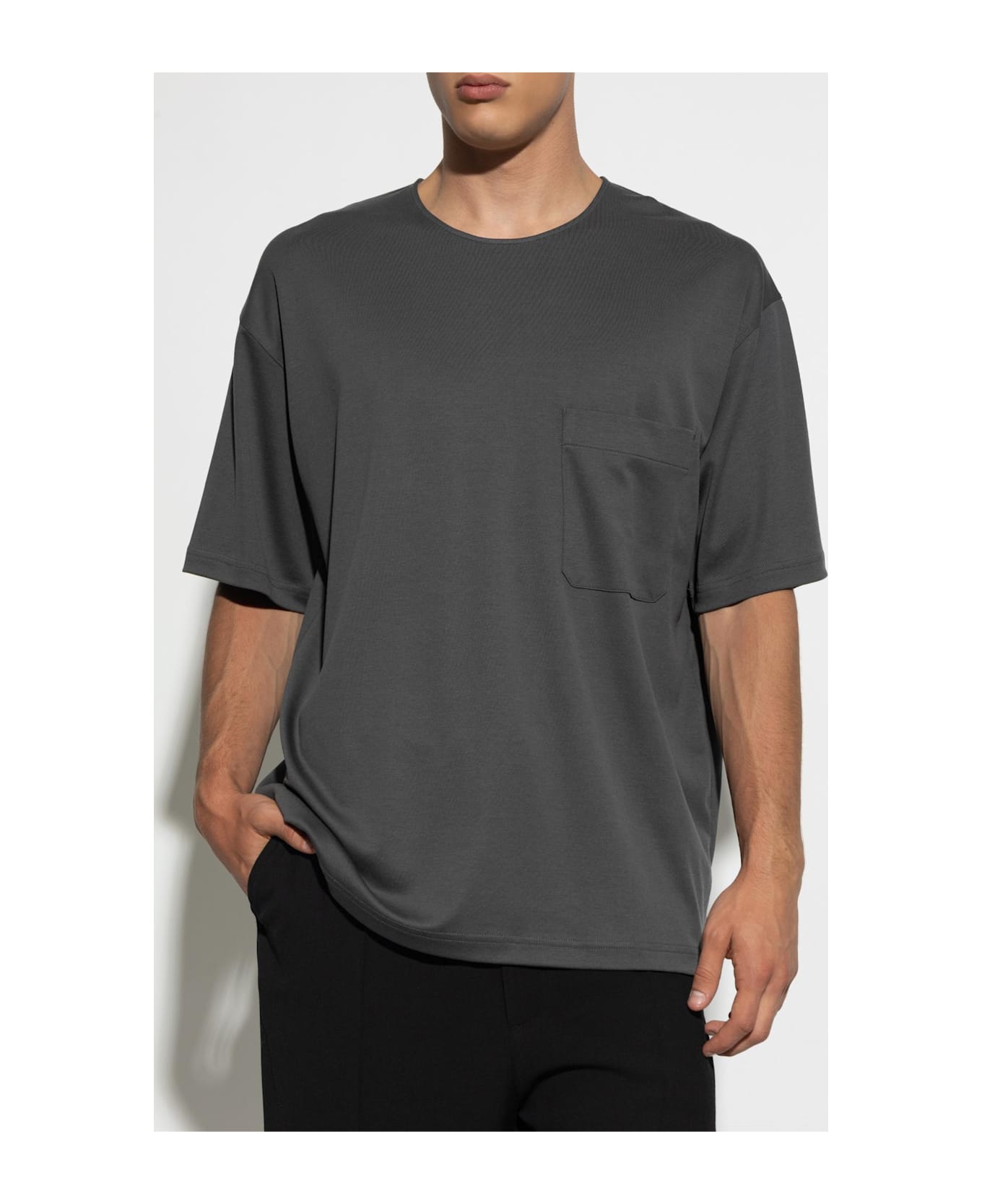 Lemaire T-shirt With Pocket - GREY