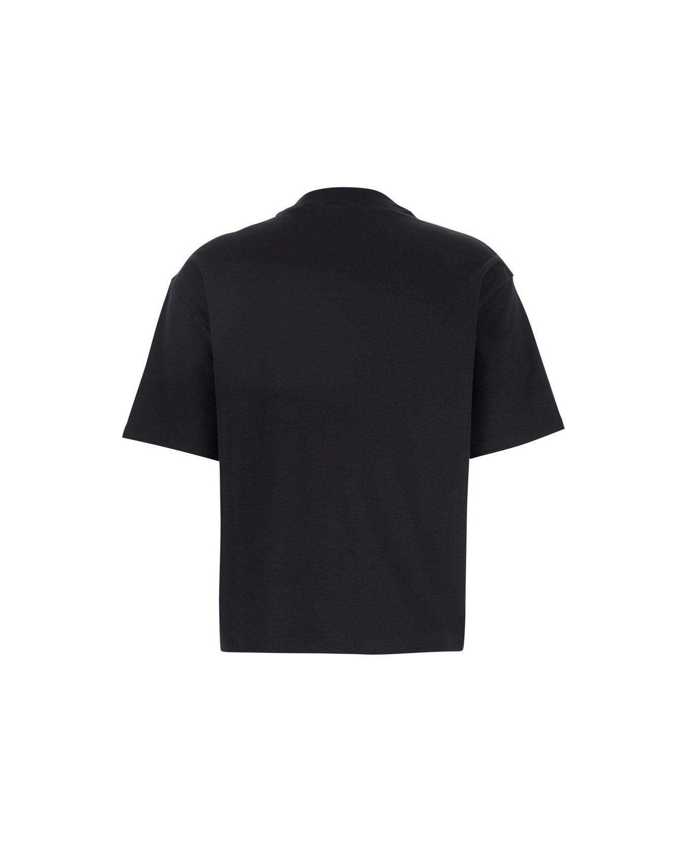 Theory Black Crewneck T-shirt With Short Sleeve In Cotton Woman - Black
