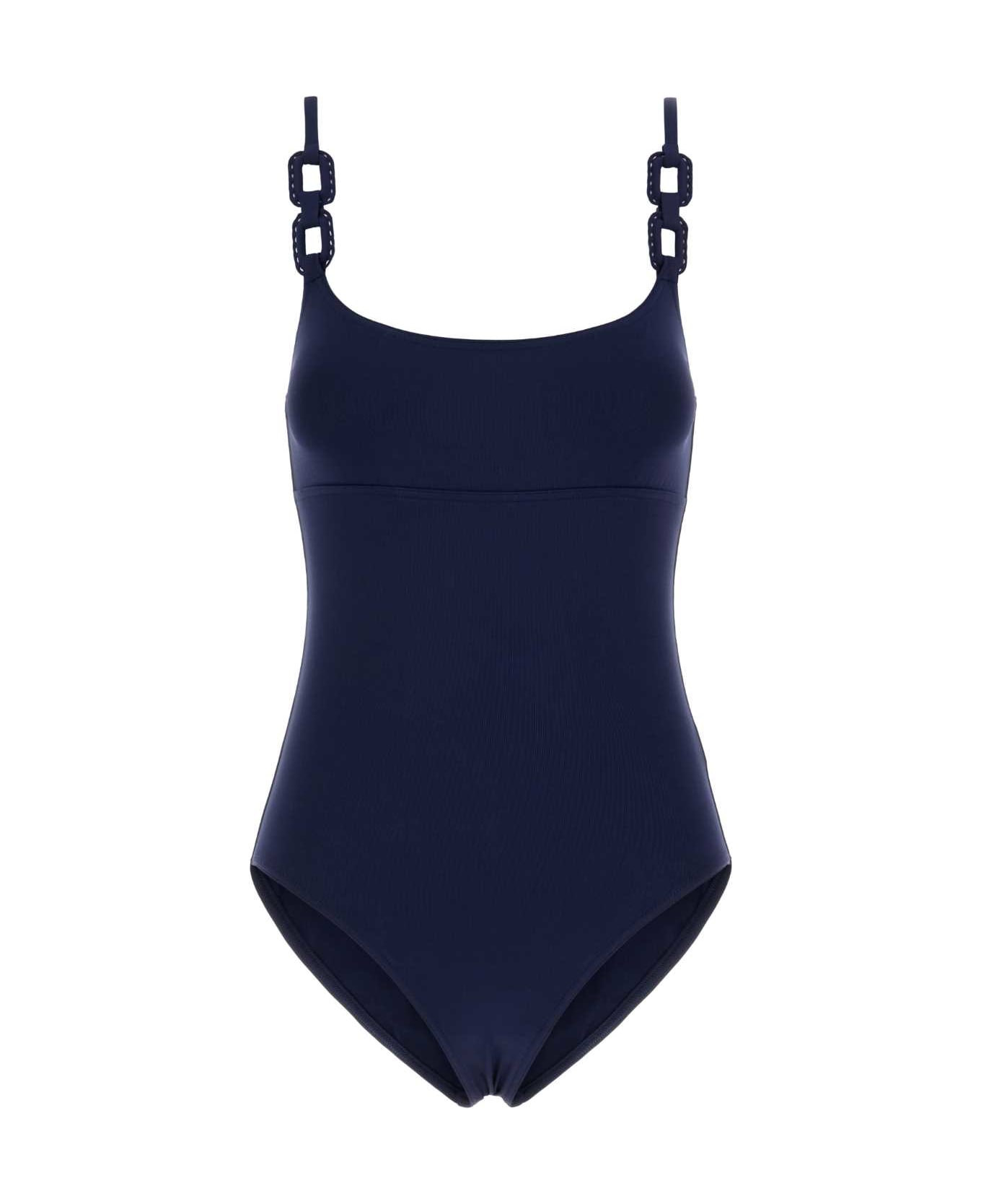 Eres Dark Blue Stretch Nylon Cotier Swimsuit - NAUTIQUE