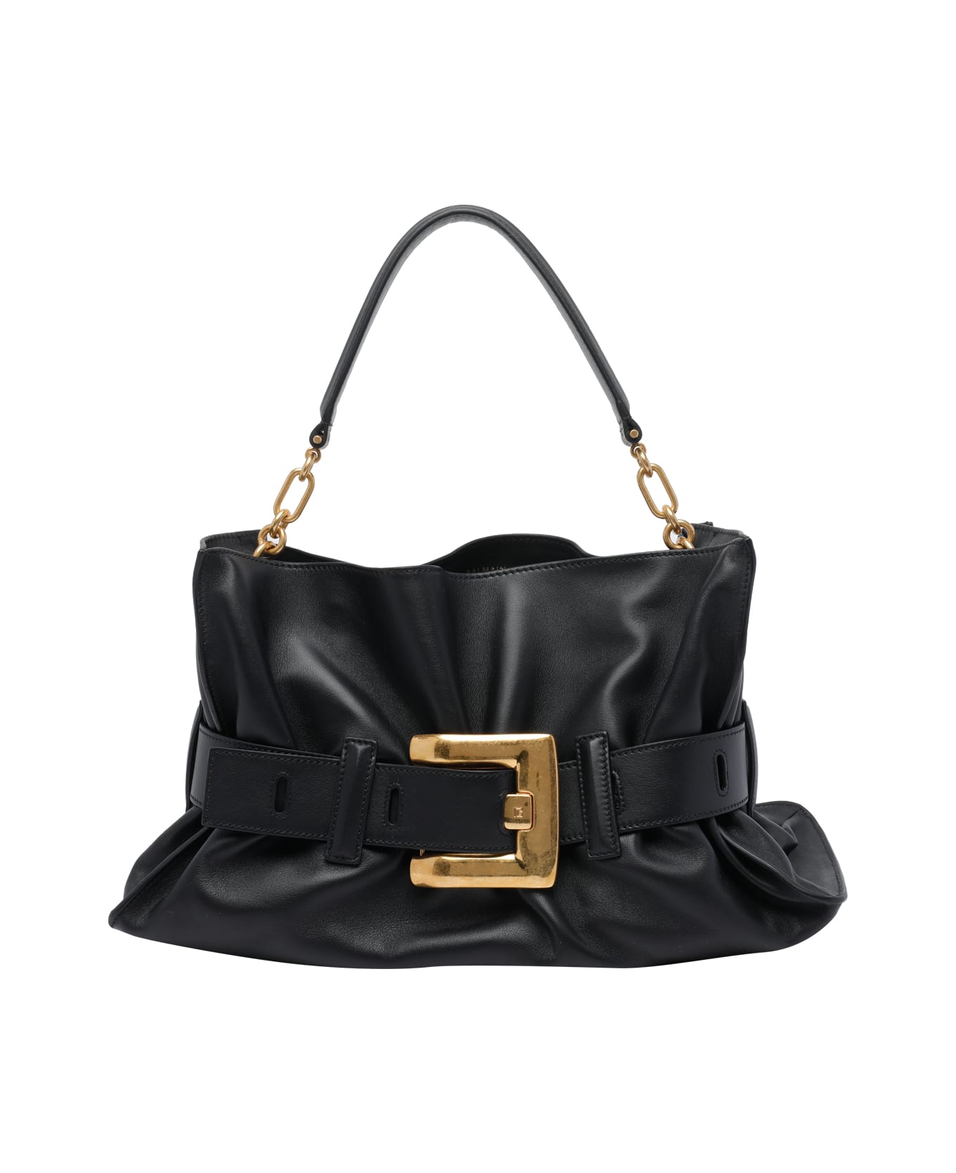 Balmain Medium Anthem Handbag - Black