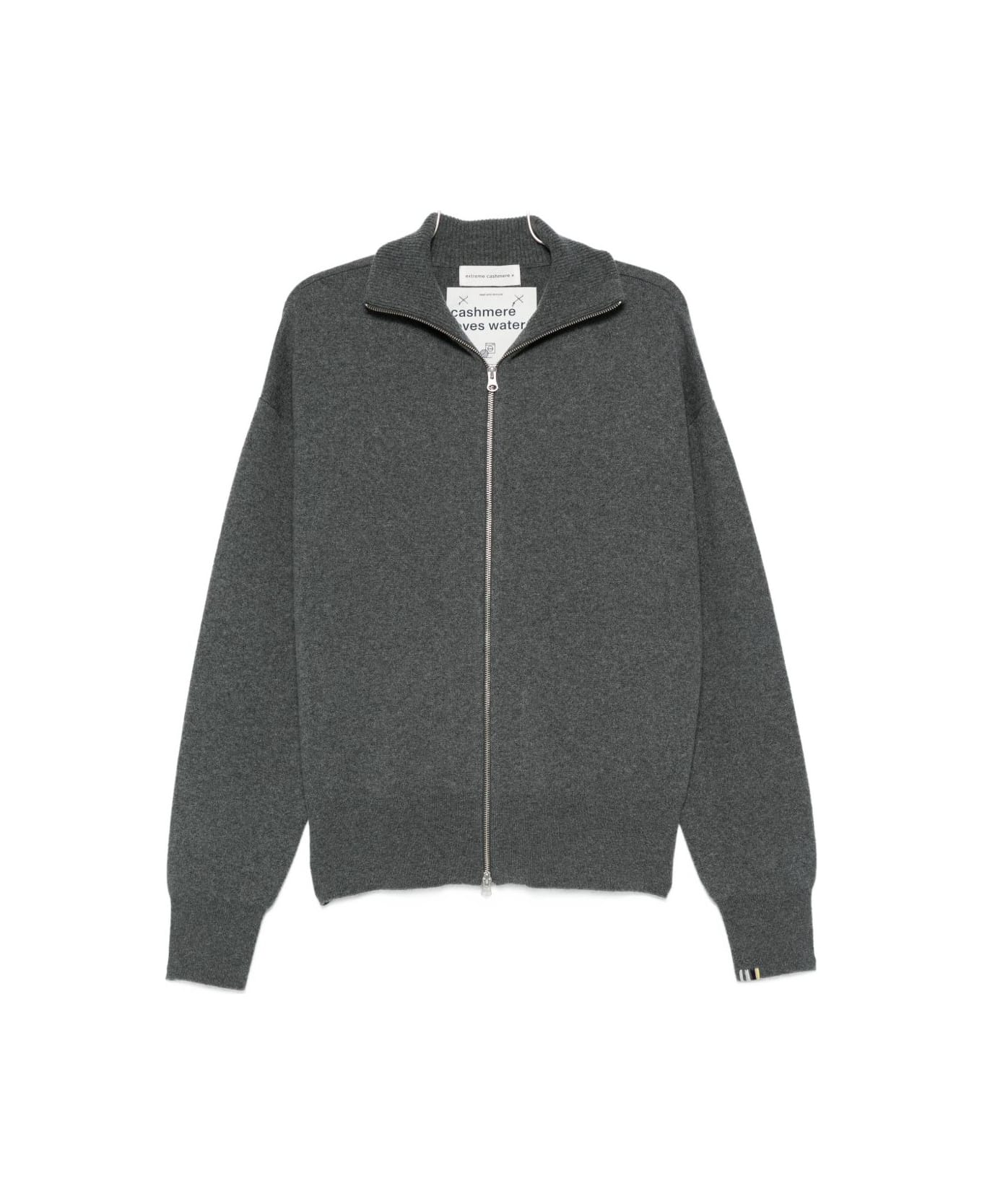 Extreme Cashmere Cashmere Zipped Cardigan - Grey