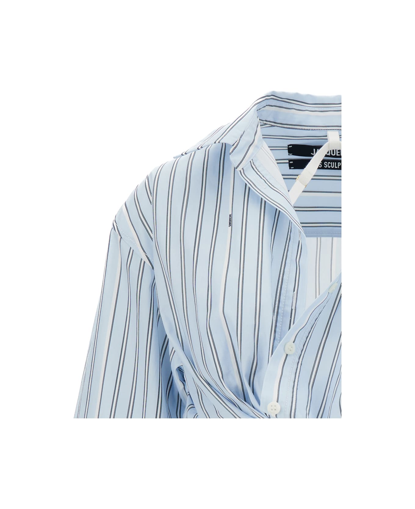 Jacquemus La Chemise Bahia Shirt - Print blue stripe シャツ