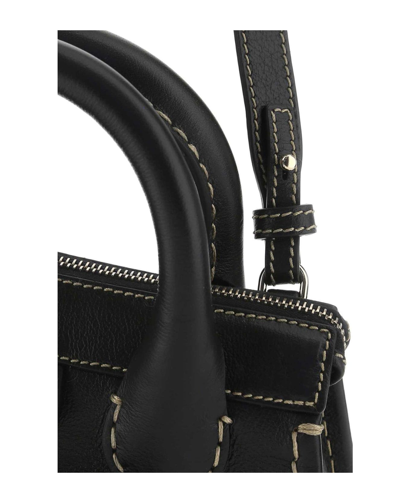 Chloé Edith Medium Top Handle Bag - Black