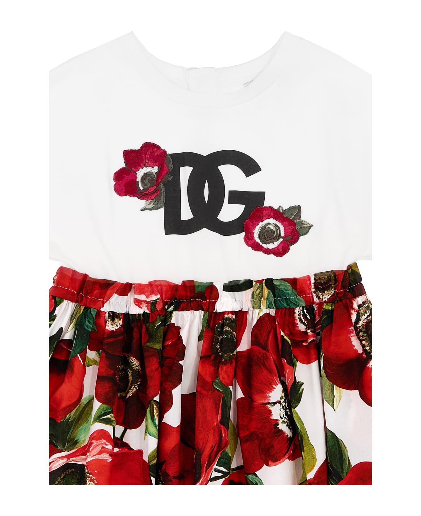 Dolce & Gabbana cable-knit cardigan Poppy Print Dress - Multicolor