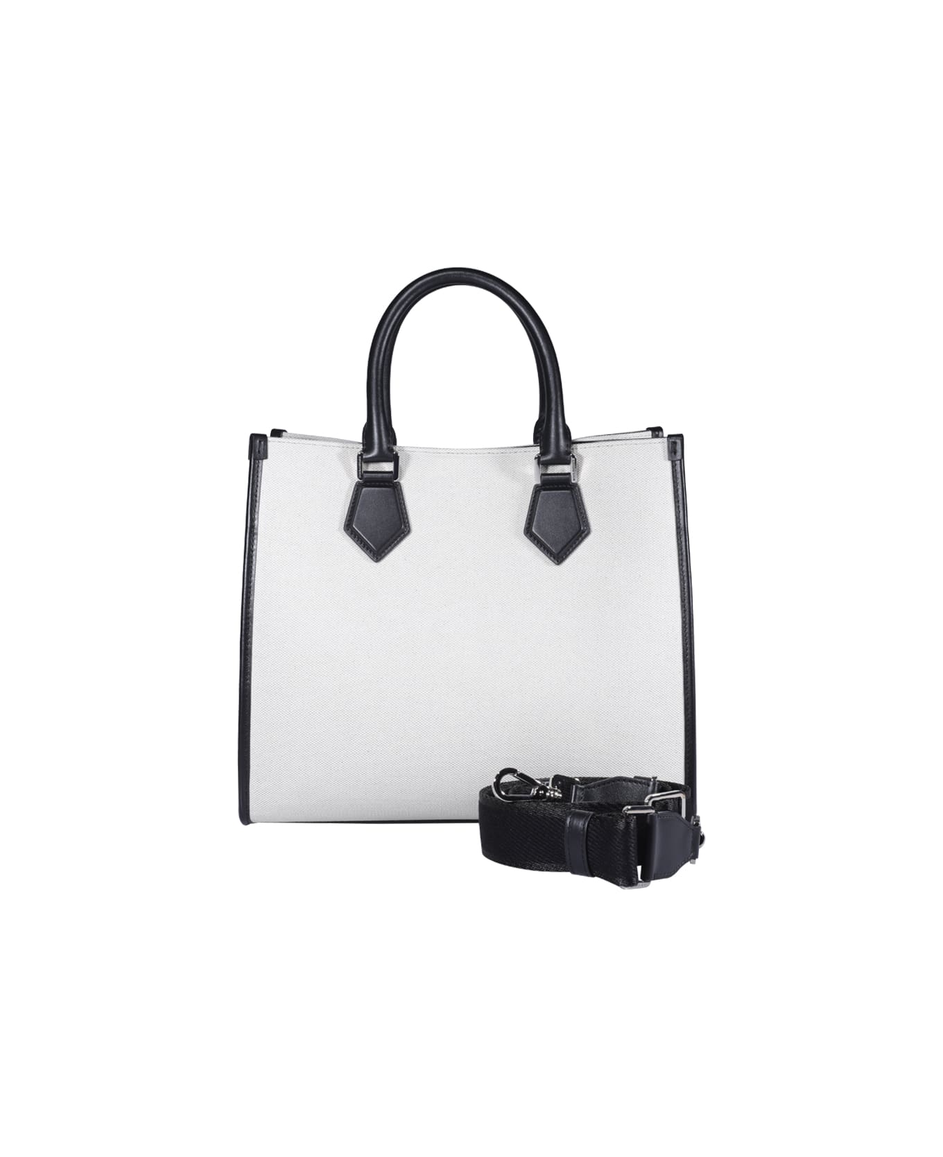 Dolce & Gabbana Sale E Pepe Shopping Bag - Avorio/nero