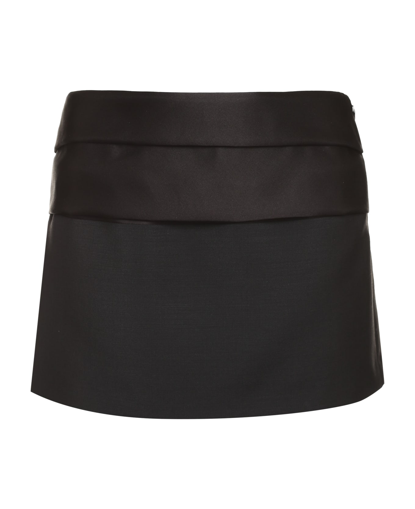 Prada Wool Blend Skirt - black