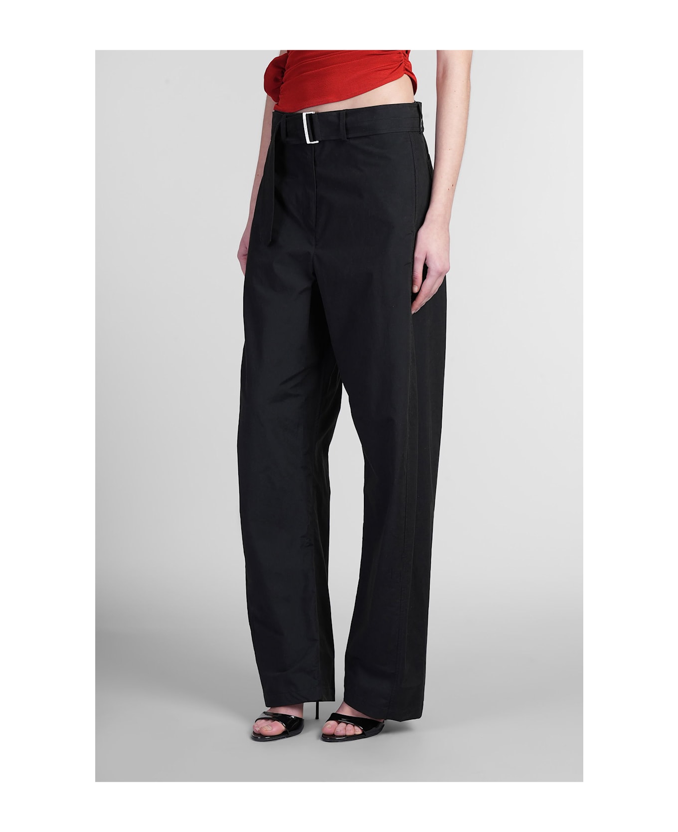 Magda Butrym Pants 02 Pants In Black Cotton - black
