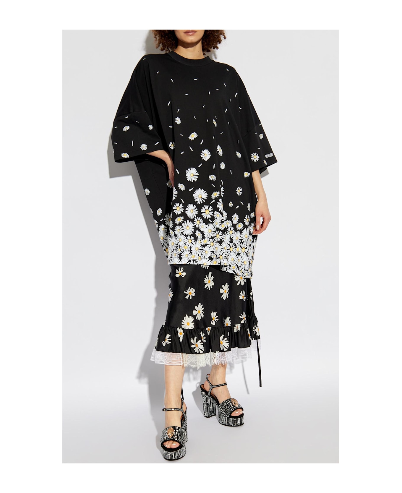Moschino Dress With Floral Pattern - 4555