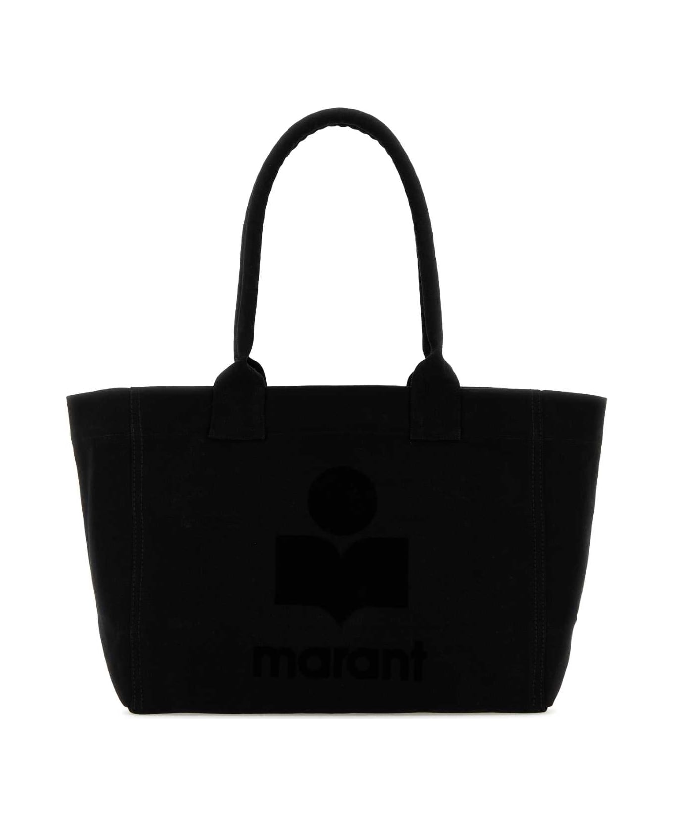 Isabel Marant Black Cotton Yenky Zipped Shopping Bag - Black