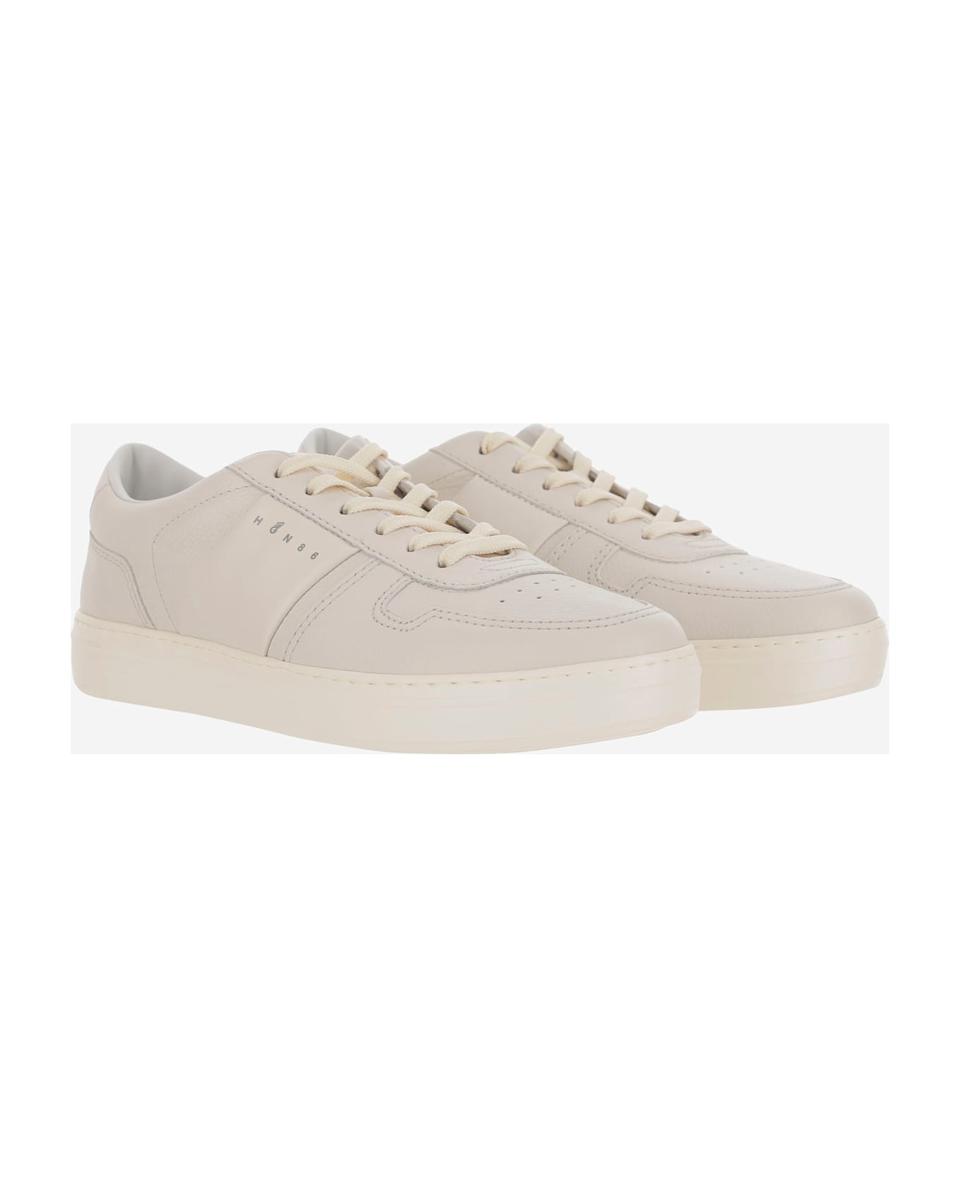 Hogan H-tv Leather Sneakers - White