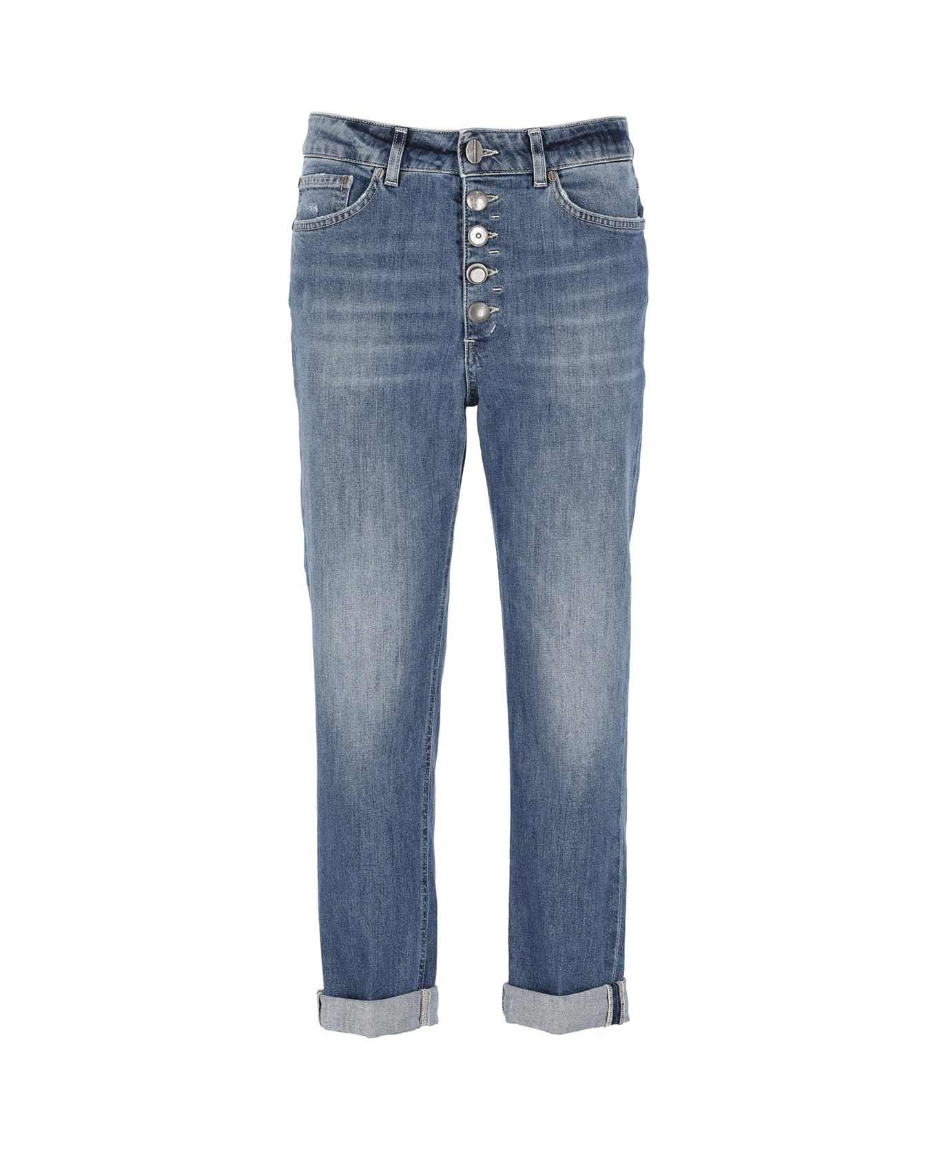Dondup Blue High-waisted Jeans - Blue