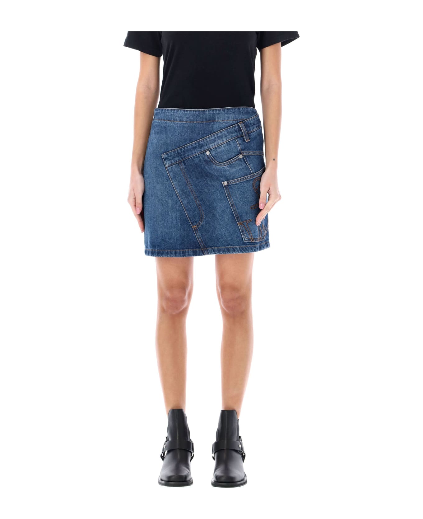 J.W. Anderson Twisted Mini Skirt - LIGHT BLUE スカート