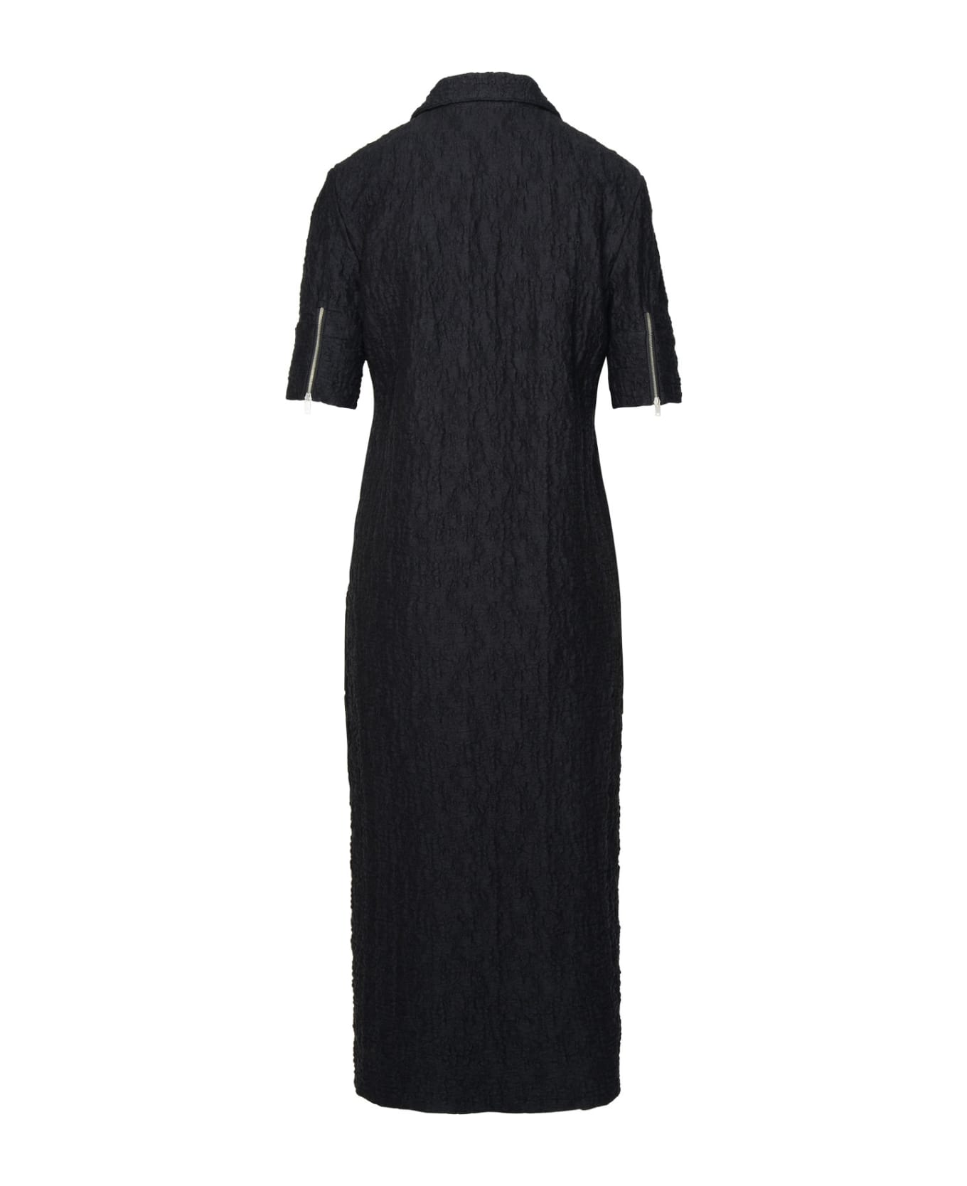 Jil Sander Black Cotton Blend Dress - Black ワンピース＆ドレス