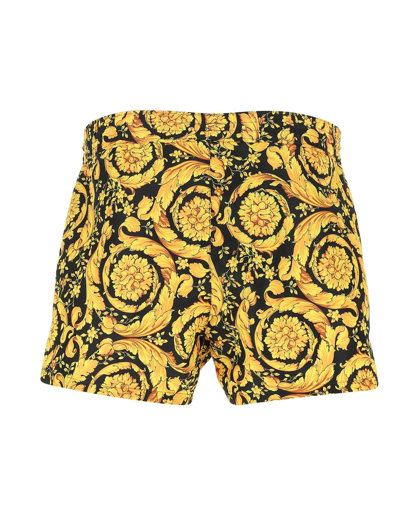 Versace Printed Polyester Swimming Shorts - A7900