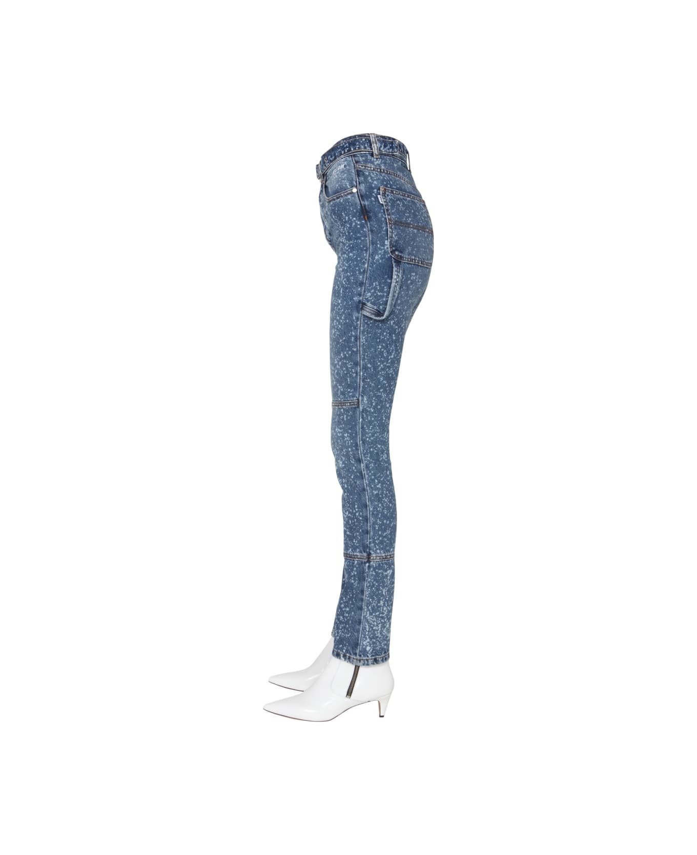MSGM Skinny Fit Jeans - BLUE デニム