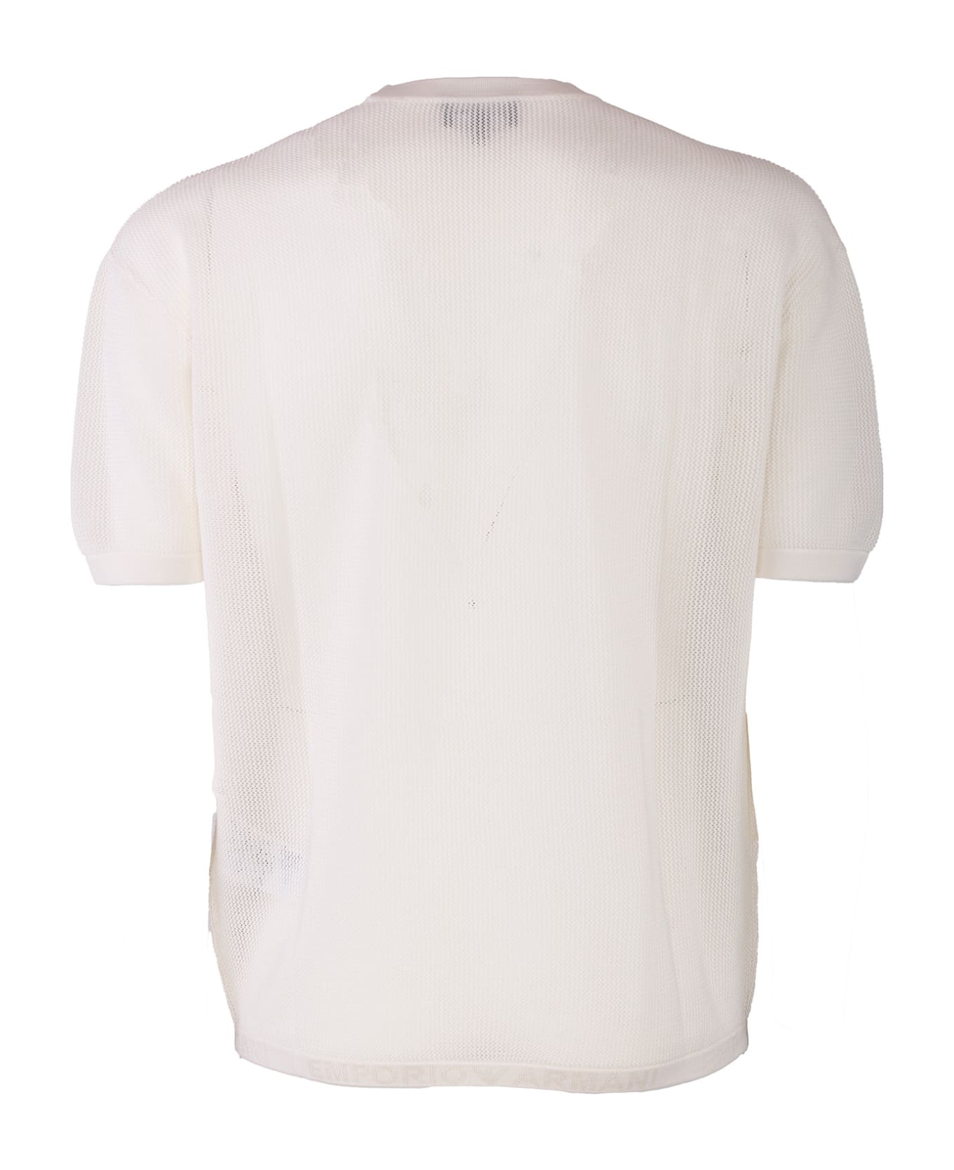 Emporio Armani T-shirts And Polos Cream - Cream