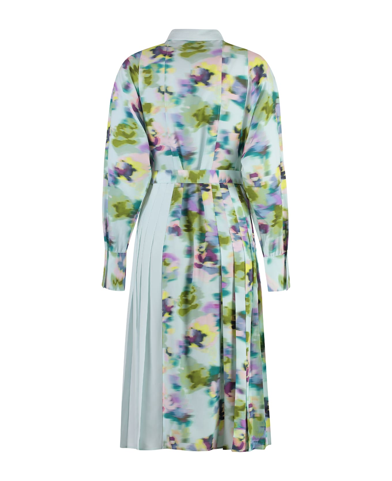 Alfieri & St.John Belted Shirtdress - Light Blue