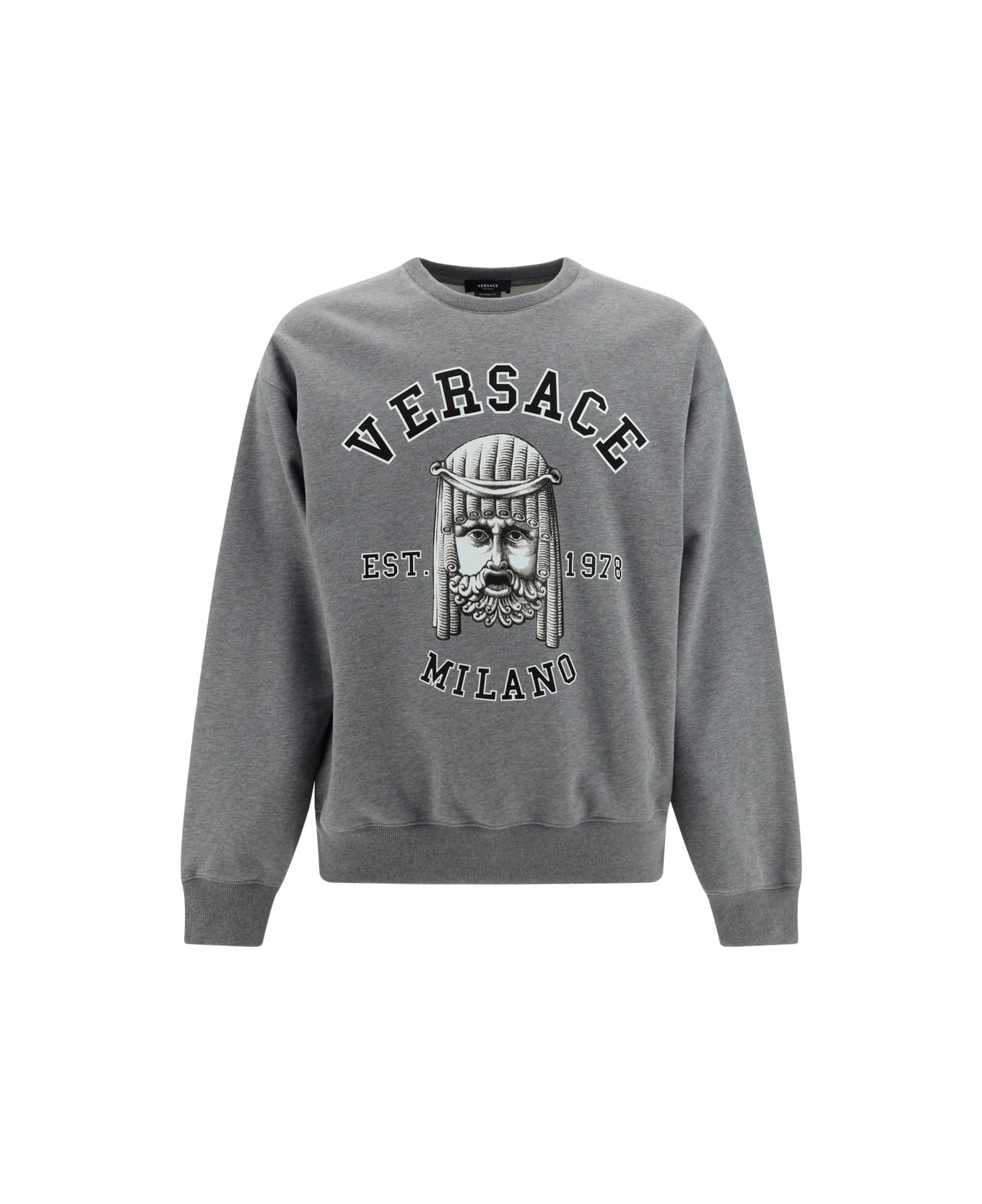 Versace Sweatshirt - Grigio Medio Melange