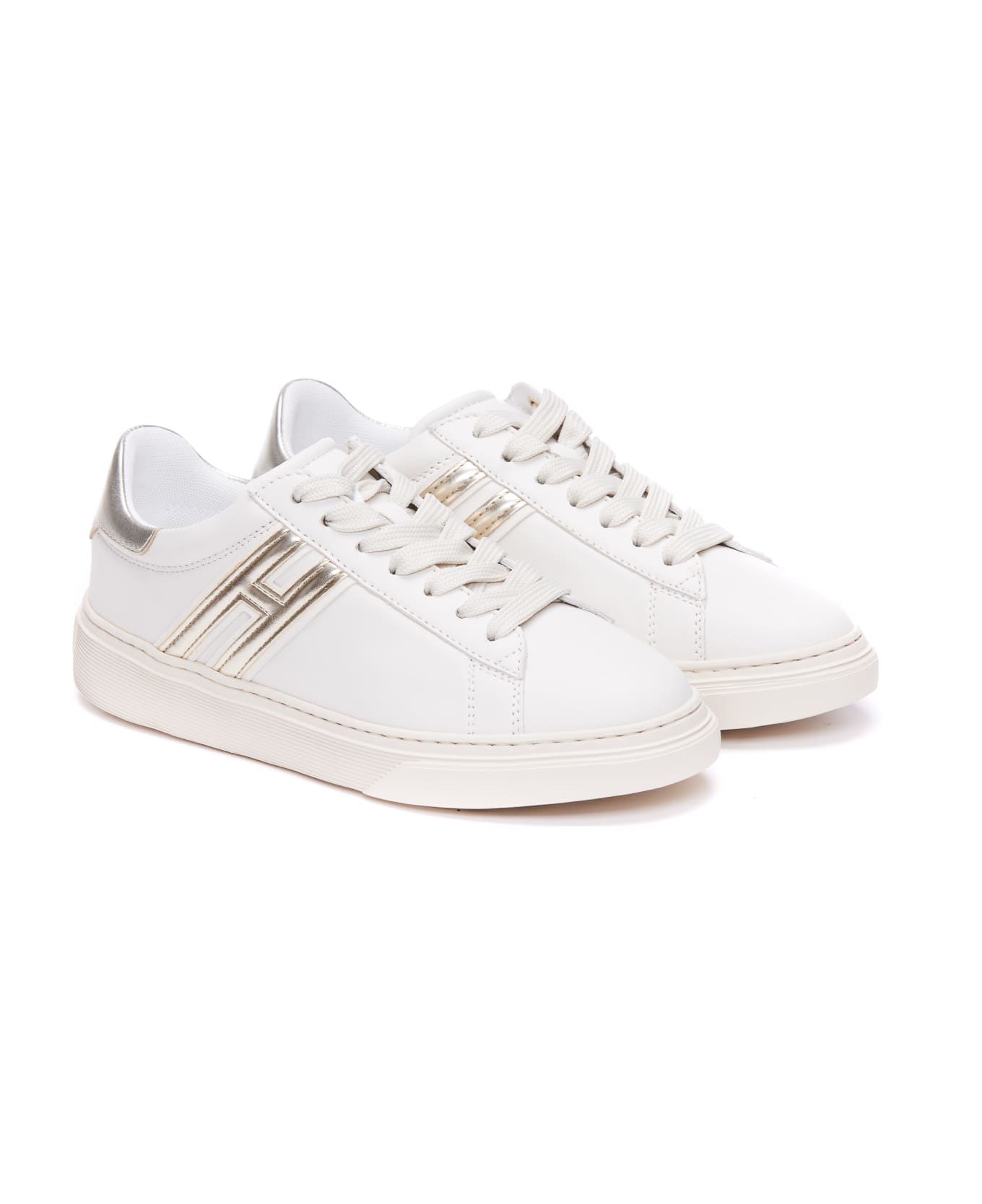 Hogan H365 Sneakers - ivory/gold