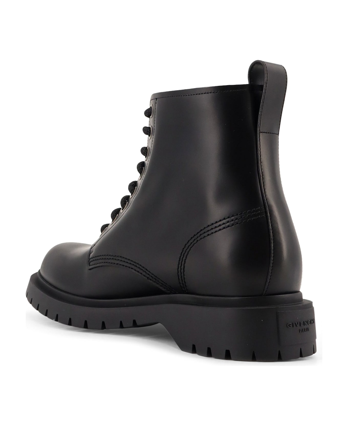 Givenchy Leather Ankle Boots - Black