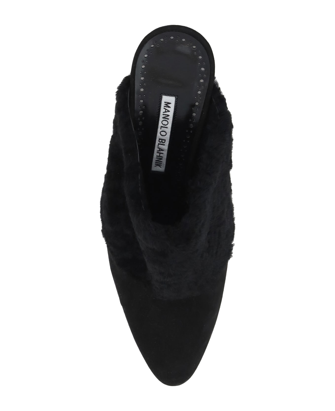 Manolo Blahnik Pelos Fabio Pumps - Blck